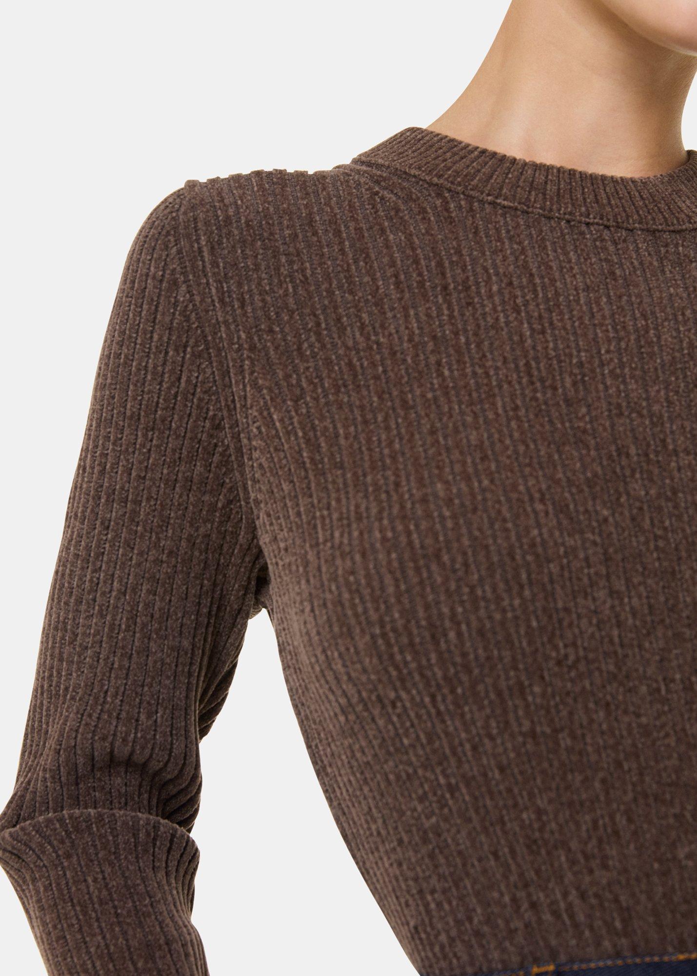 Chenille Rib Detail Knit