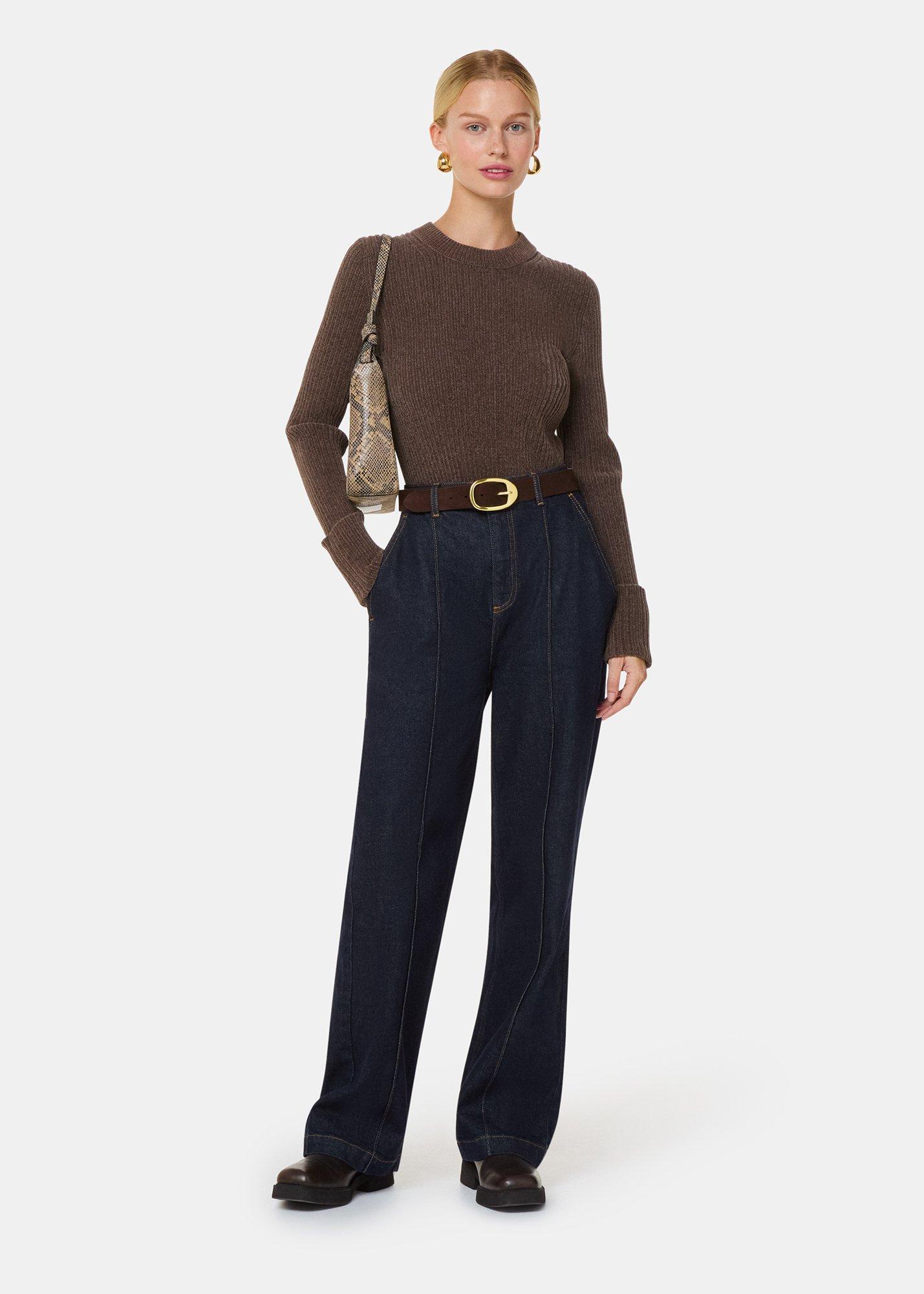 Chenille Rib Detail Knit