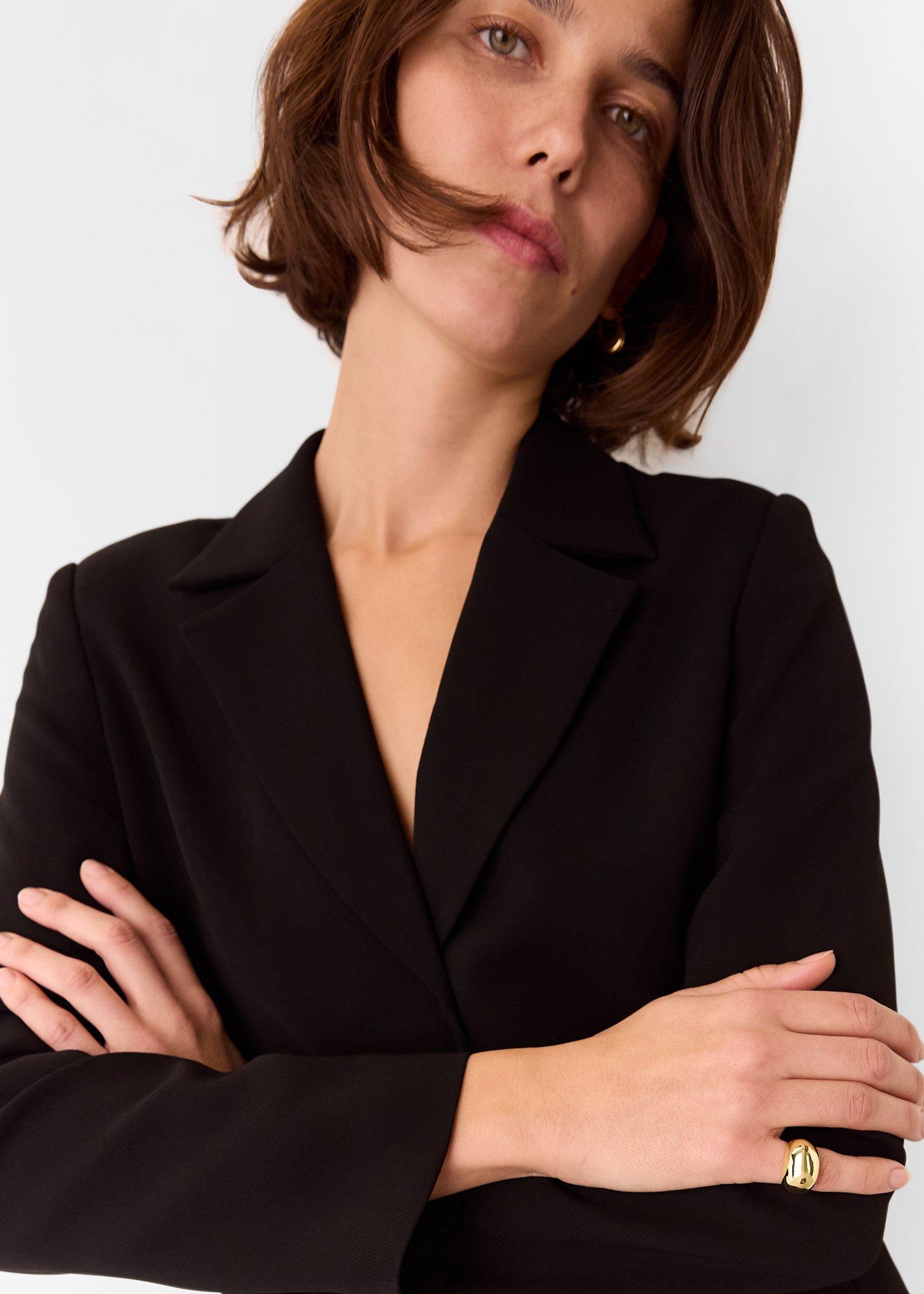 Gold Chunky Curved Ring