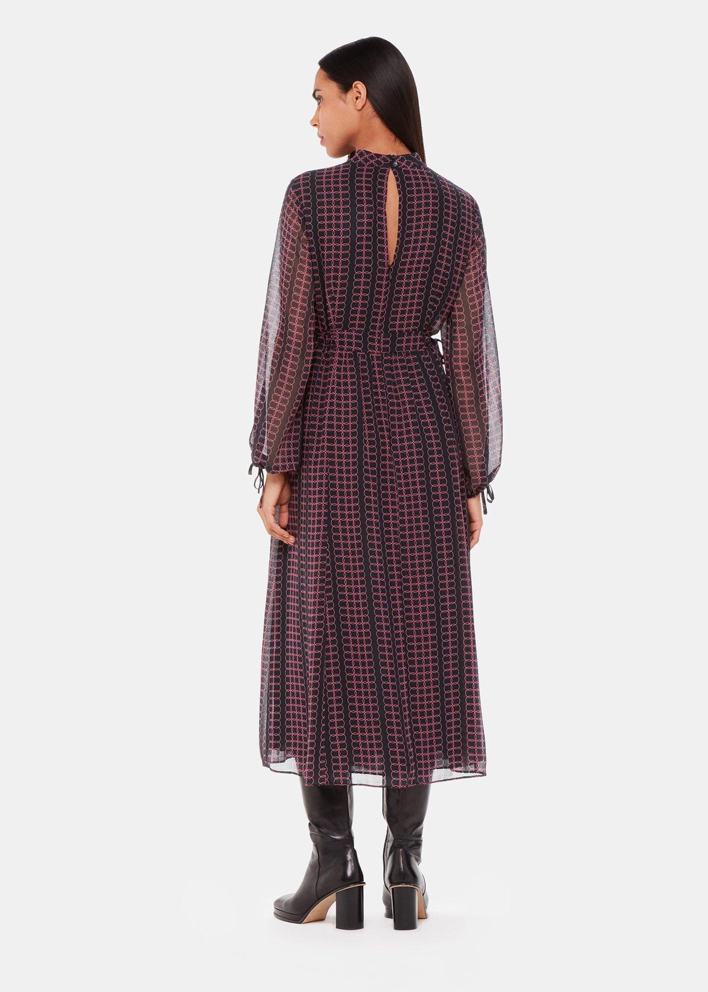 Black Circle Link Ivy Dress