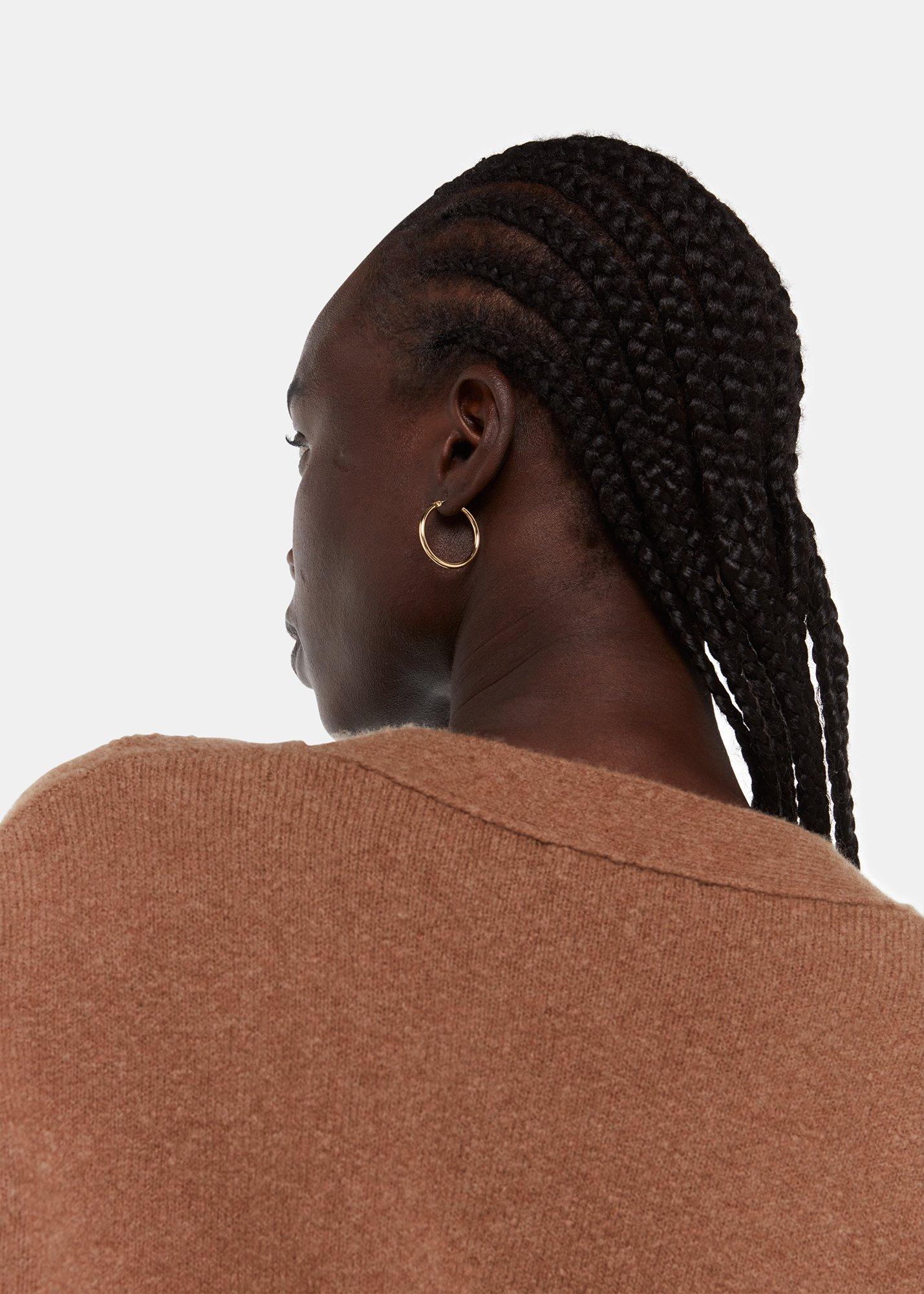 Gold Classic Hoop Earring