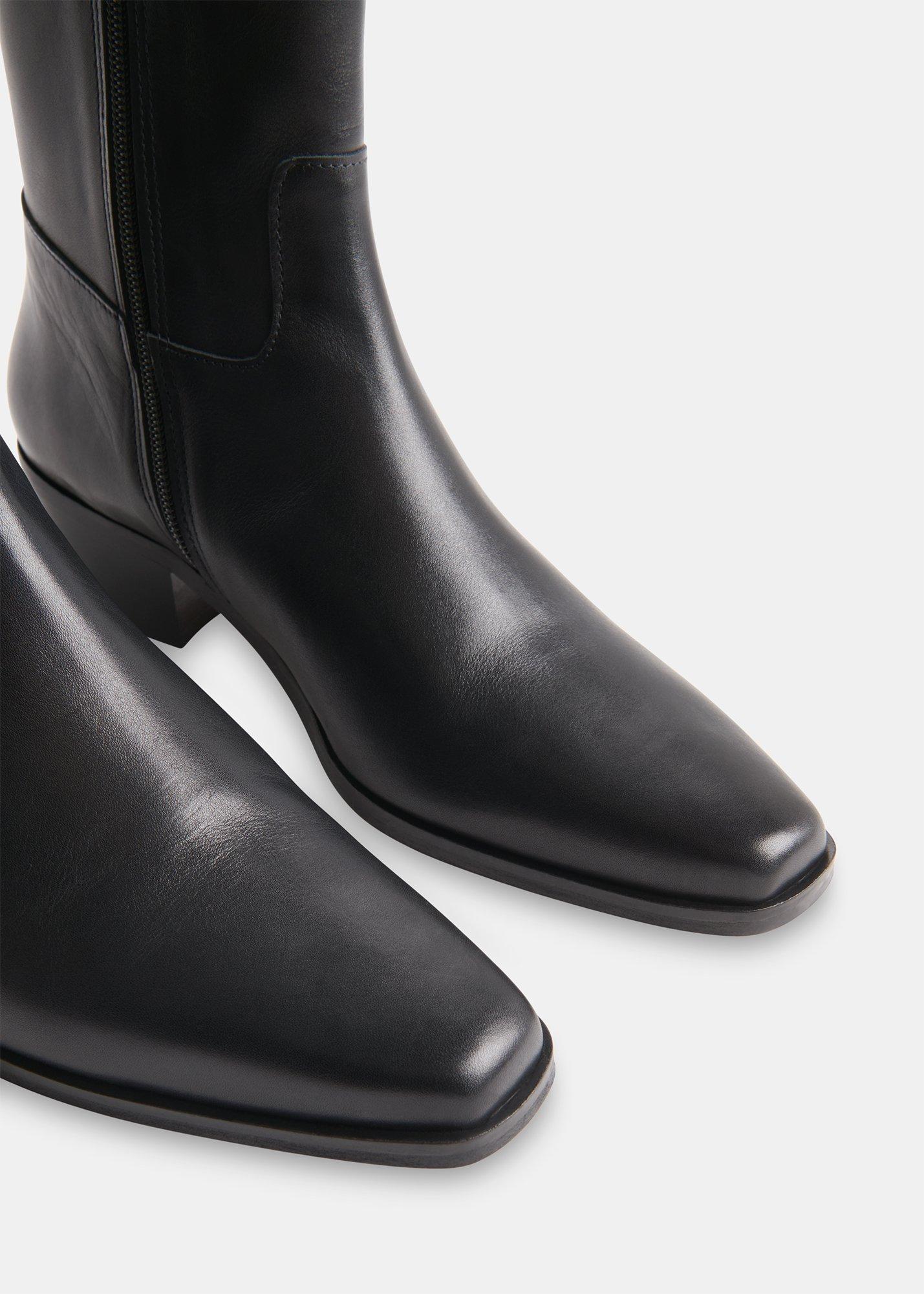 Clean Western Ankle Boot