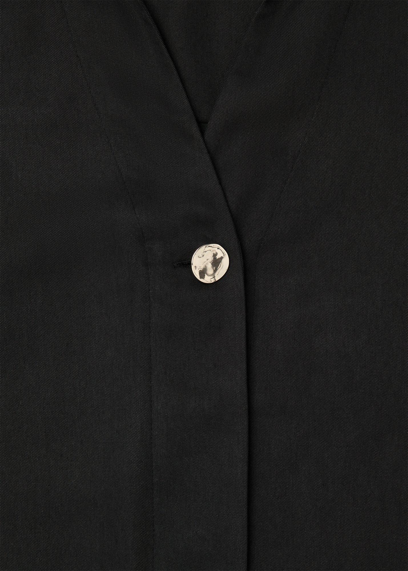 Collared Button Short Dress