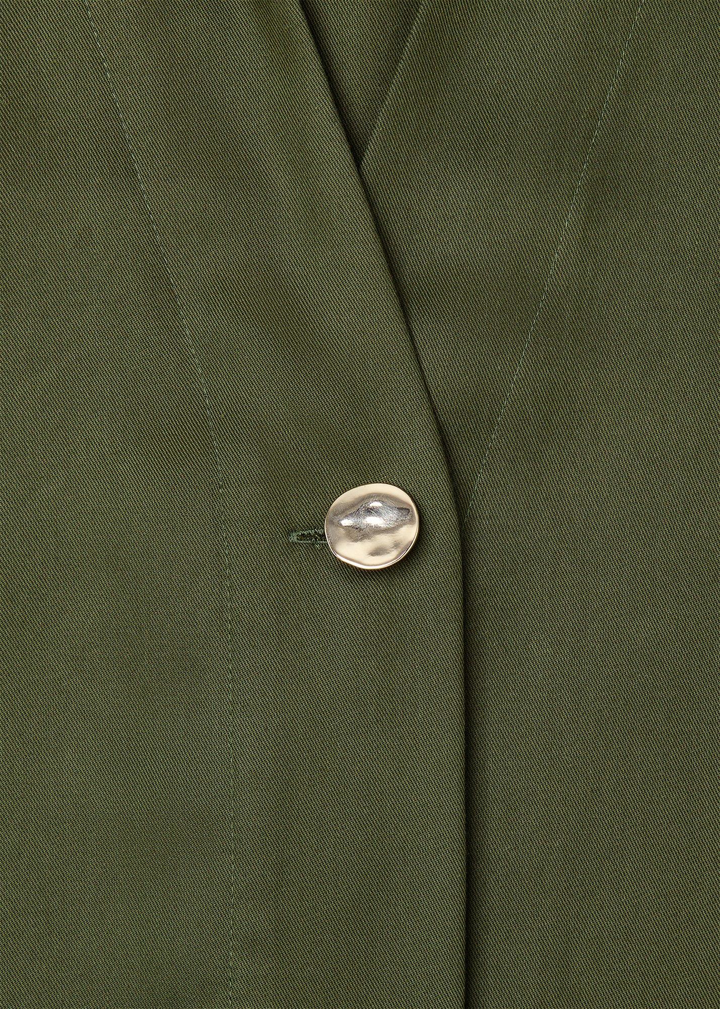 Collared Button Short Dress