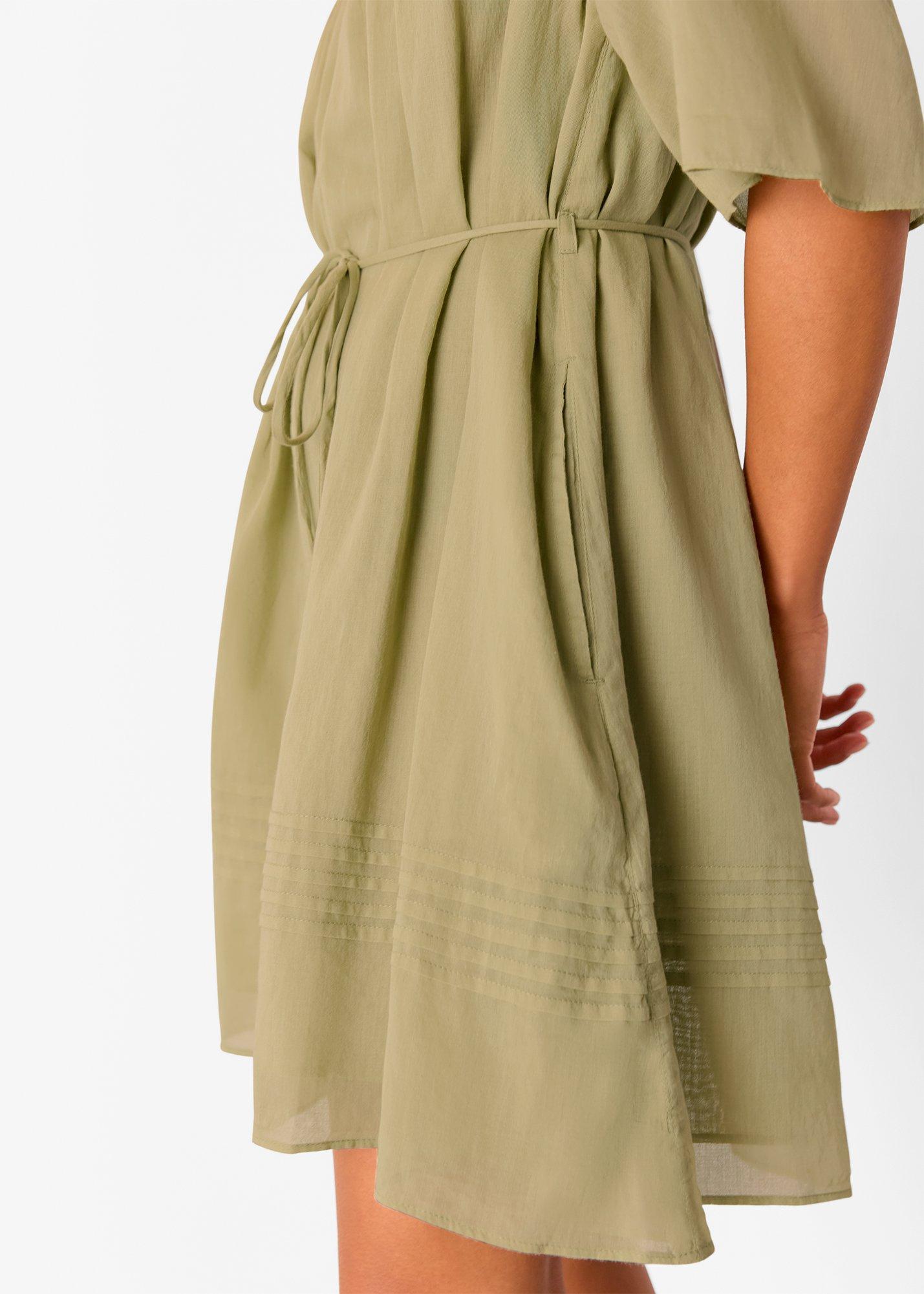 Cotton Frill Mini Dress