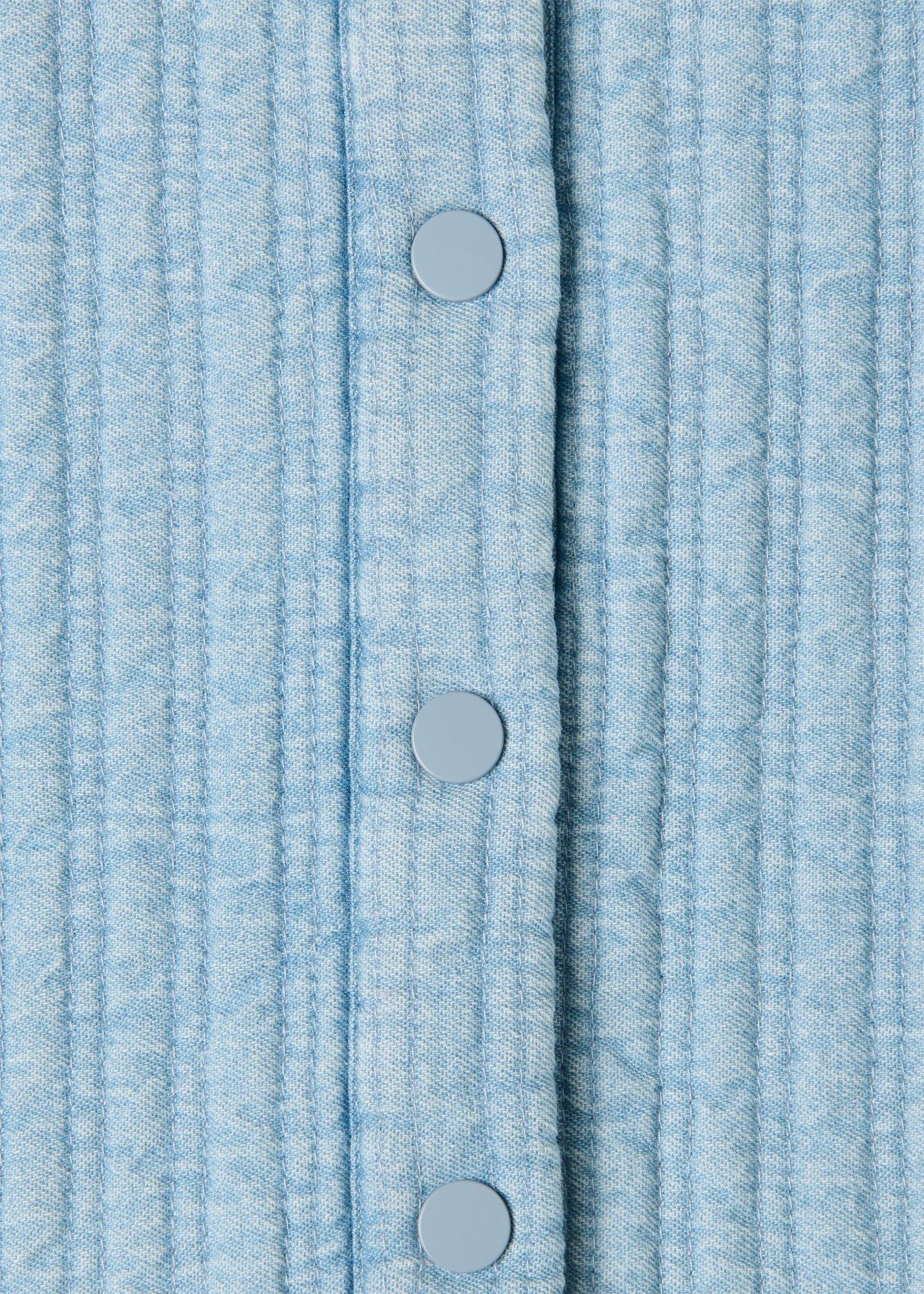 Cotton Quilted Chambray Jacket