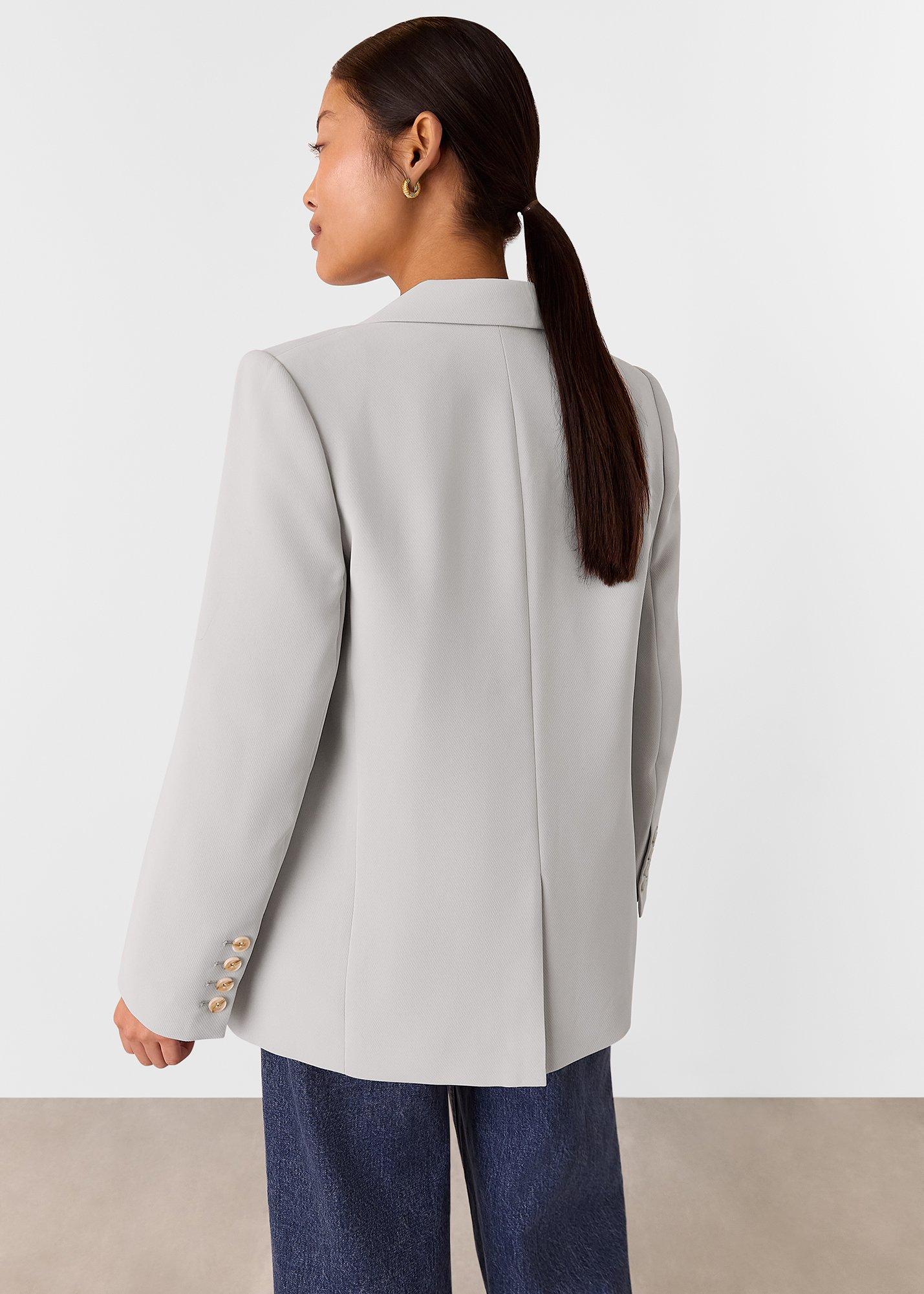 Crepe Boyfriend Blazer