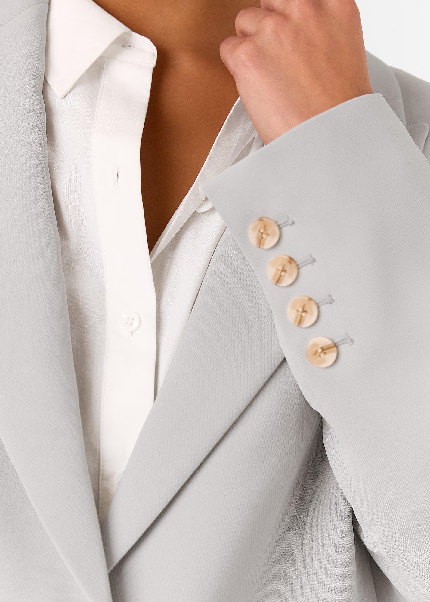 Crepe Boyfriend Blazer