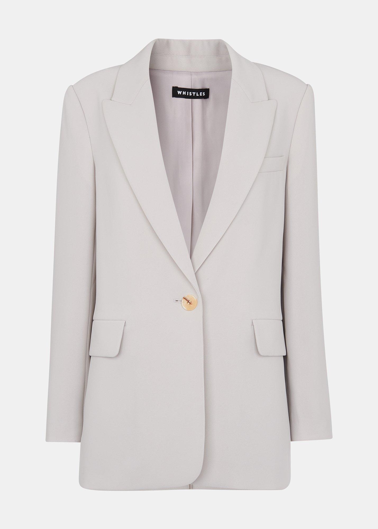 Crepe Boyfriend Blazer