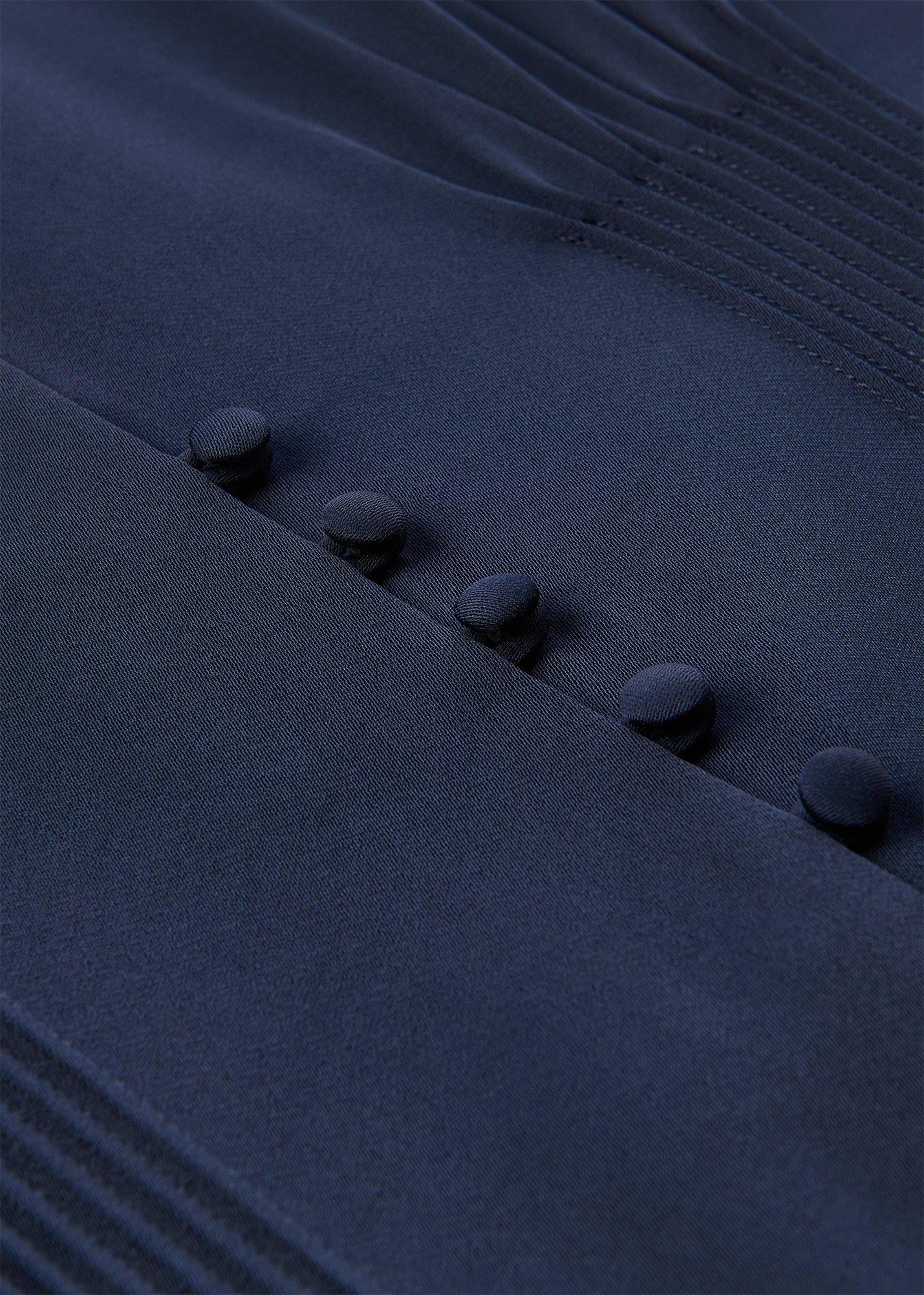 Crepe Lace Trim Cami Dress