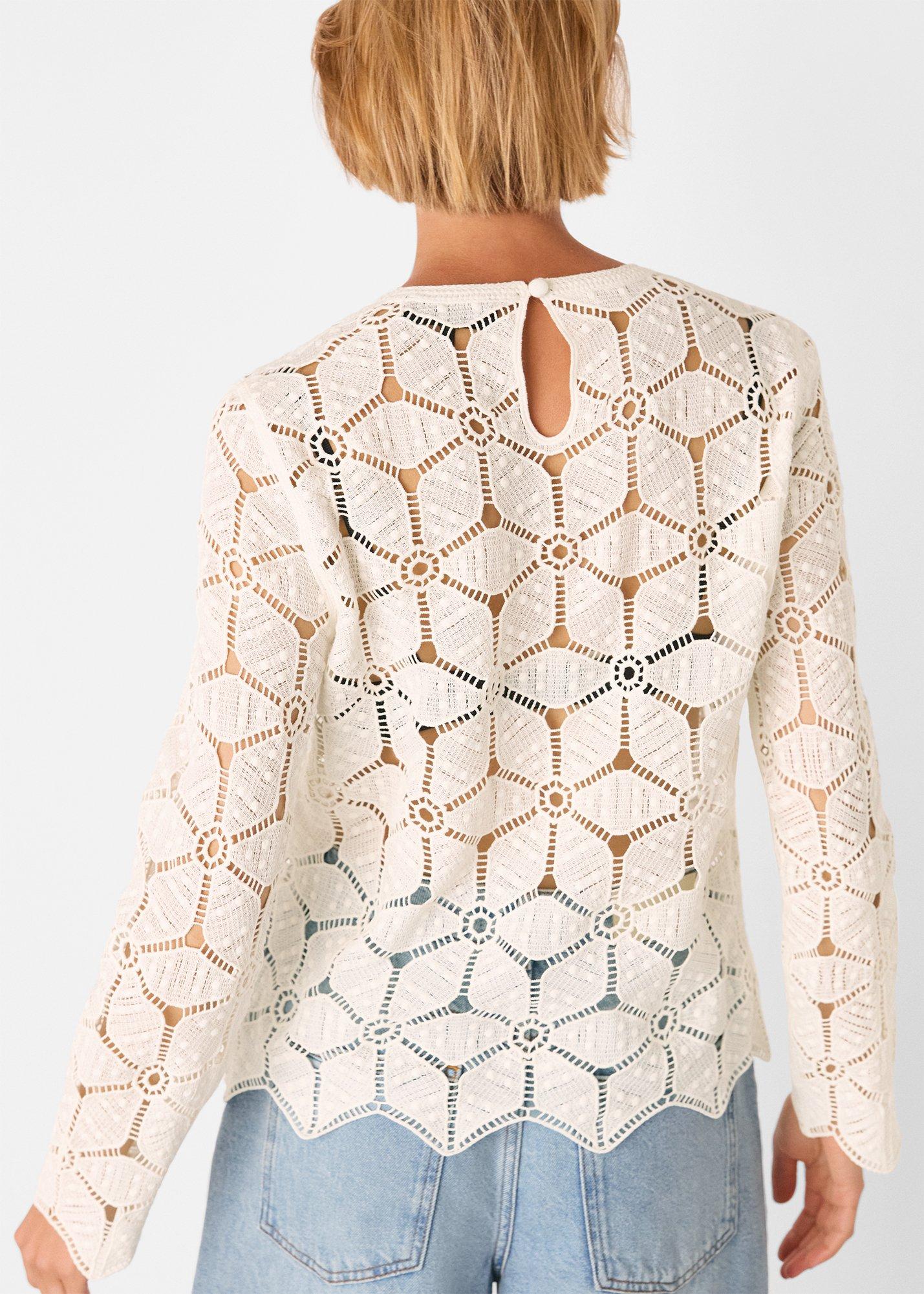 Crochet Long Sleeve Knit