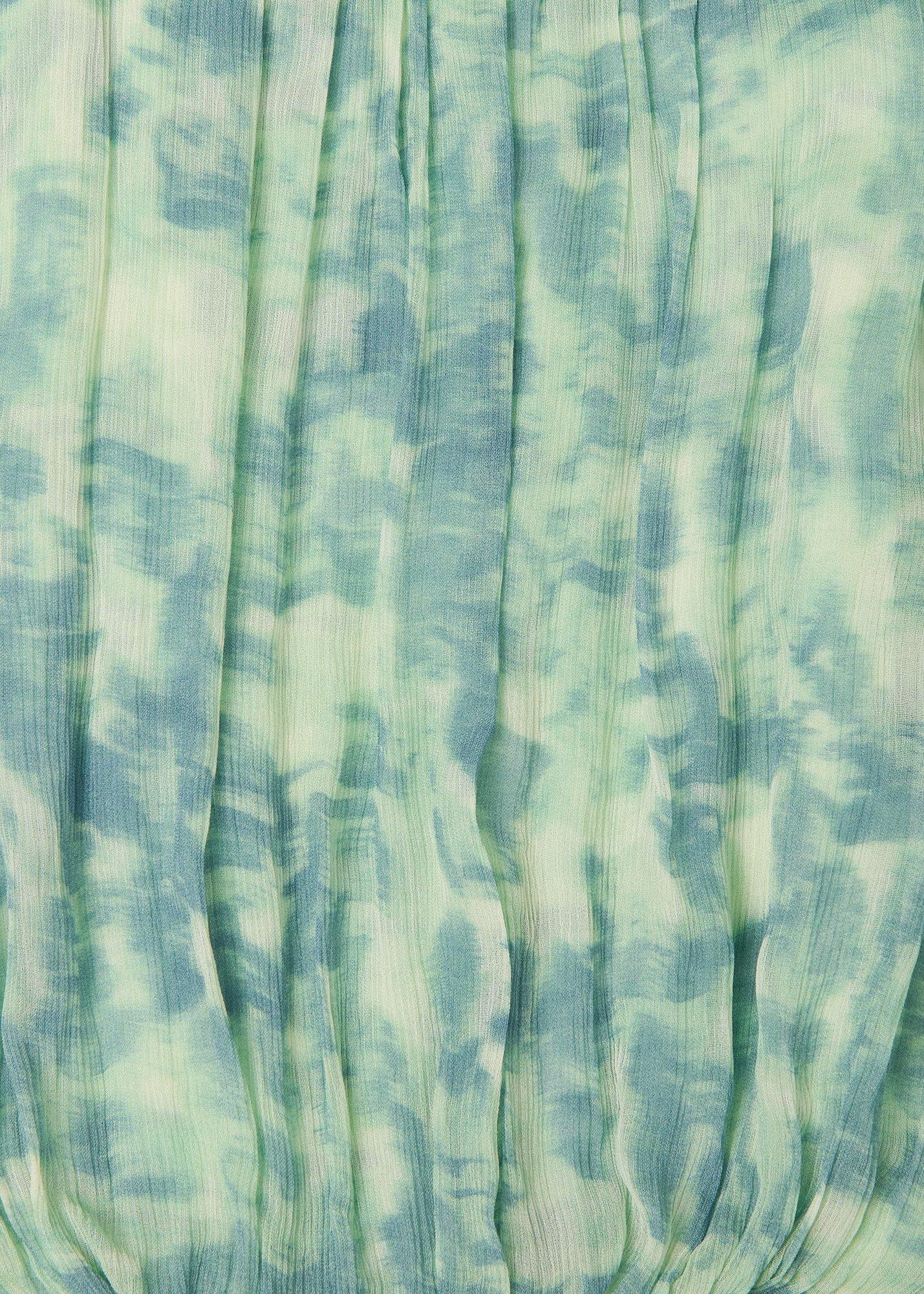 Dashed Brush Marks Midi Dress