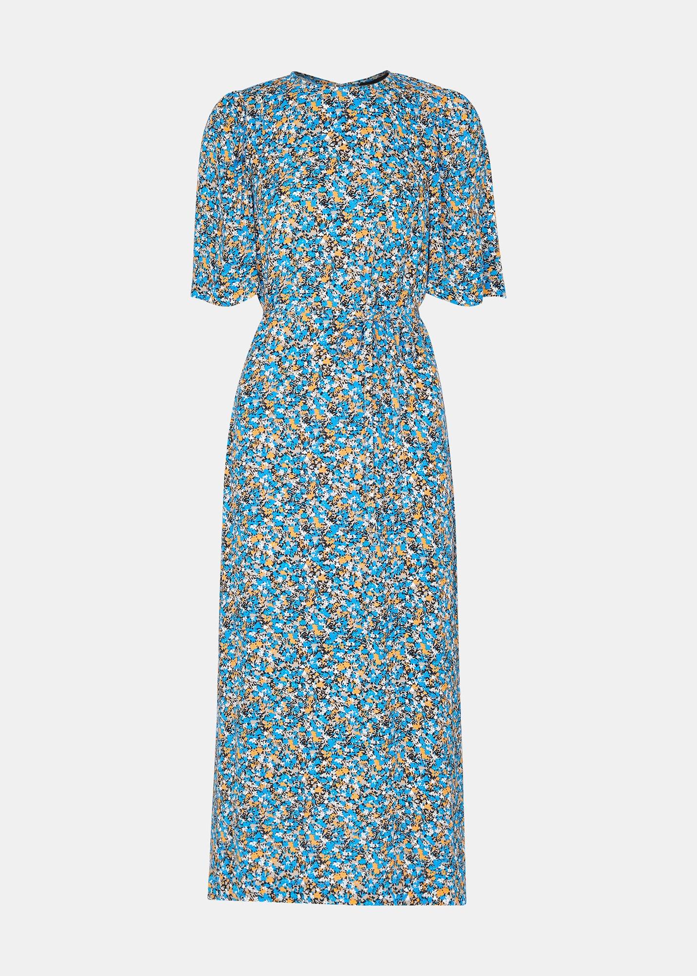 Ditsy Bouquet Midi Dress