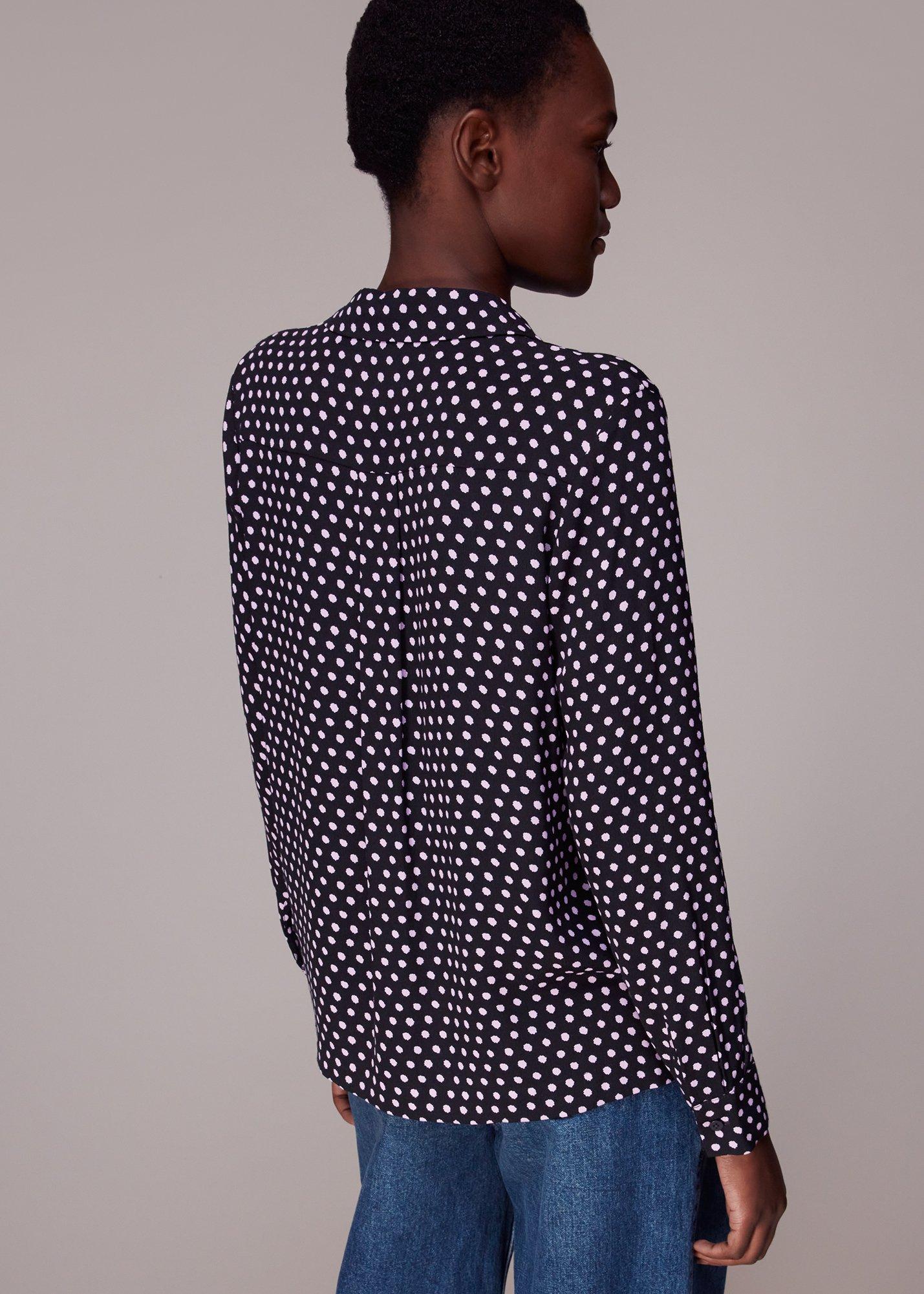 Dotted Spot Print Shirt
