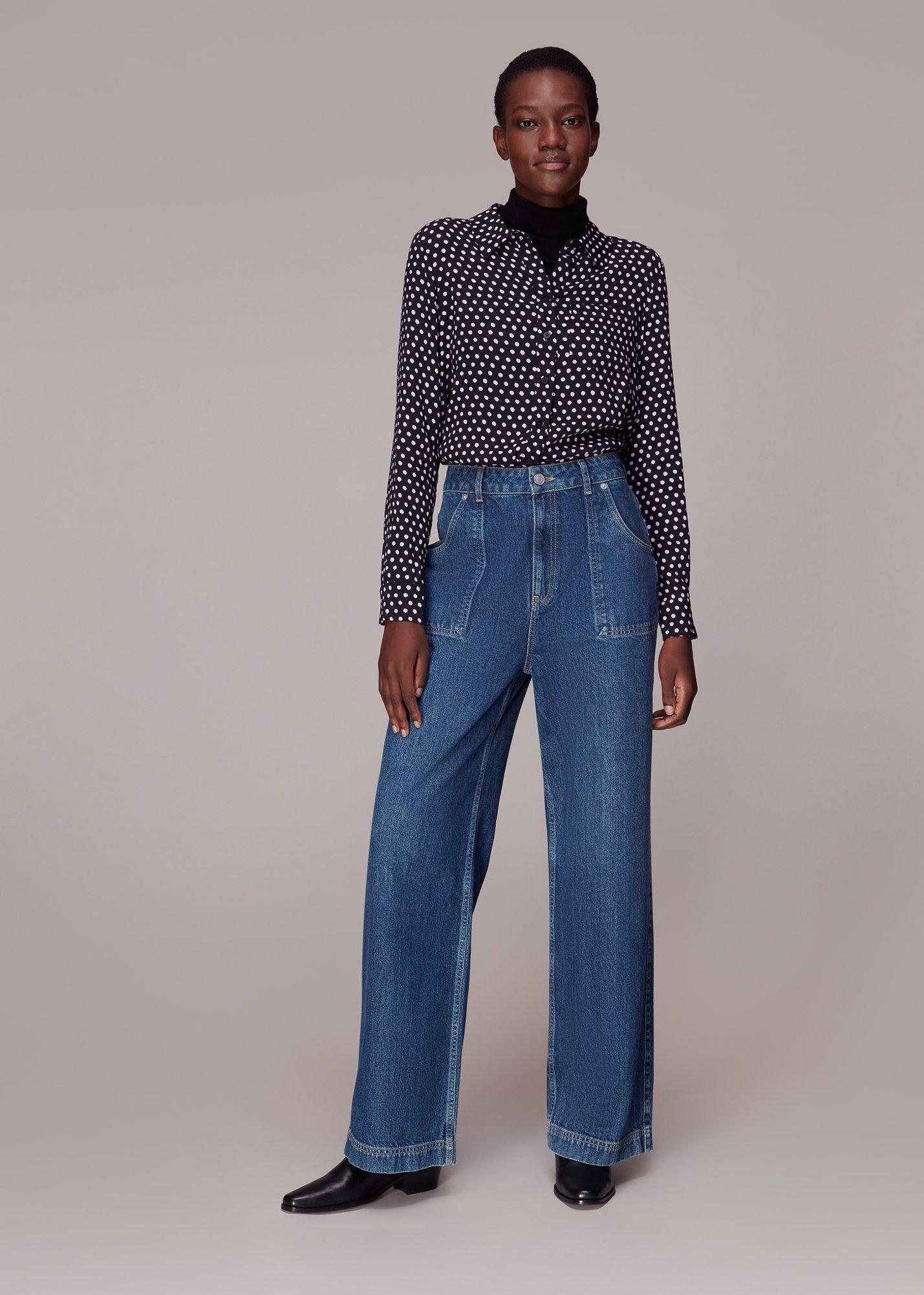 Dotted Spot Print Shirt