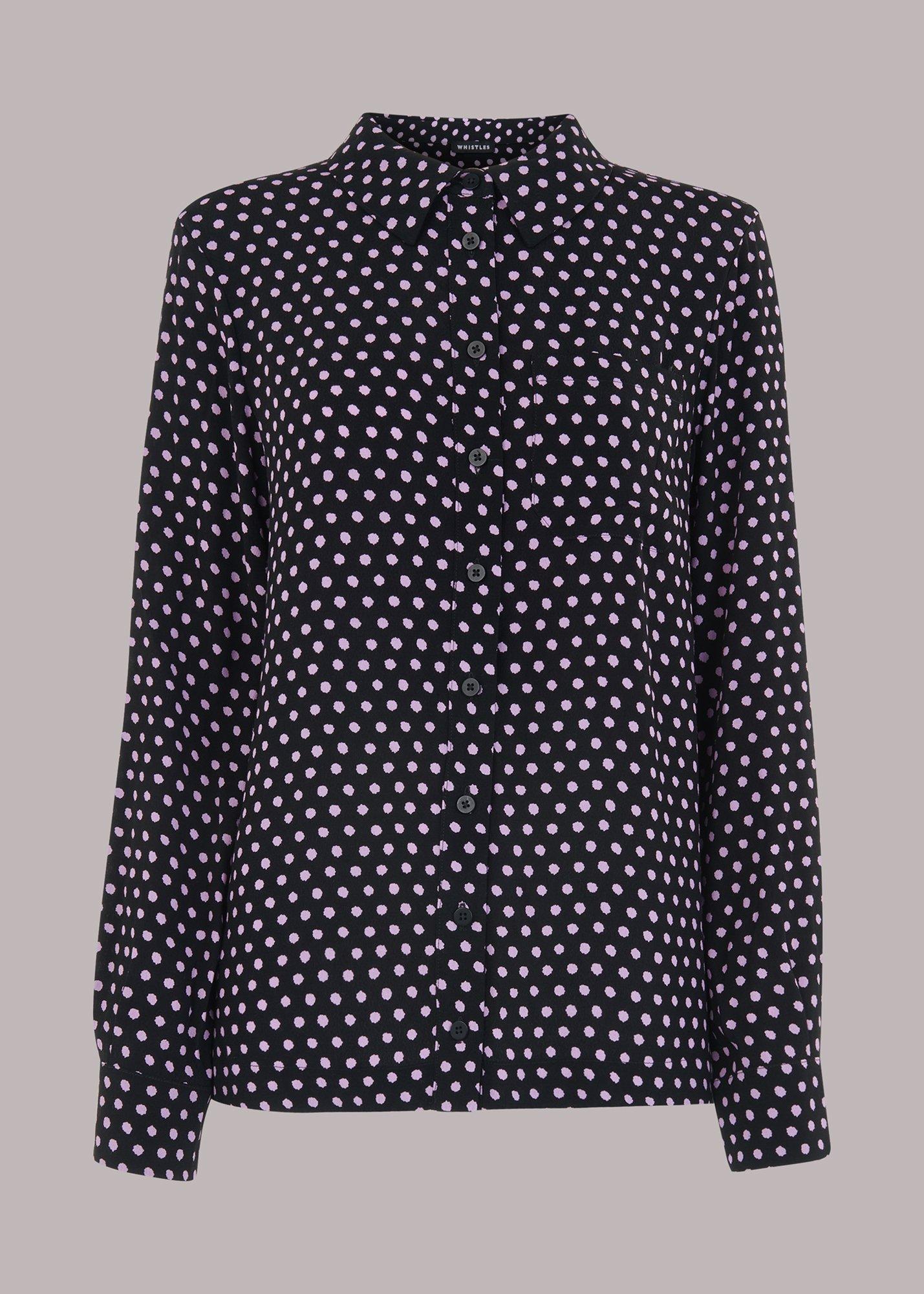 Dotted Spot Print Shirt