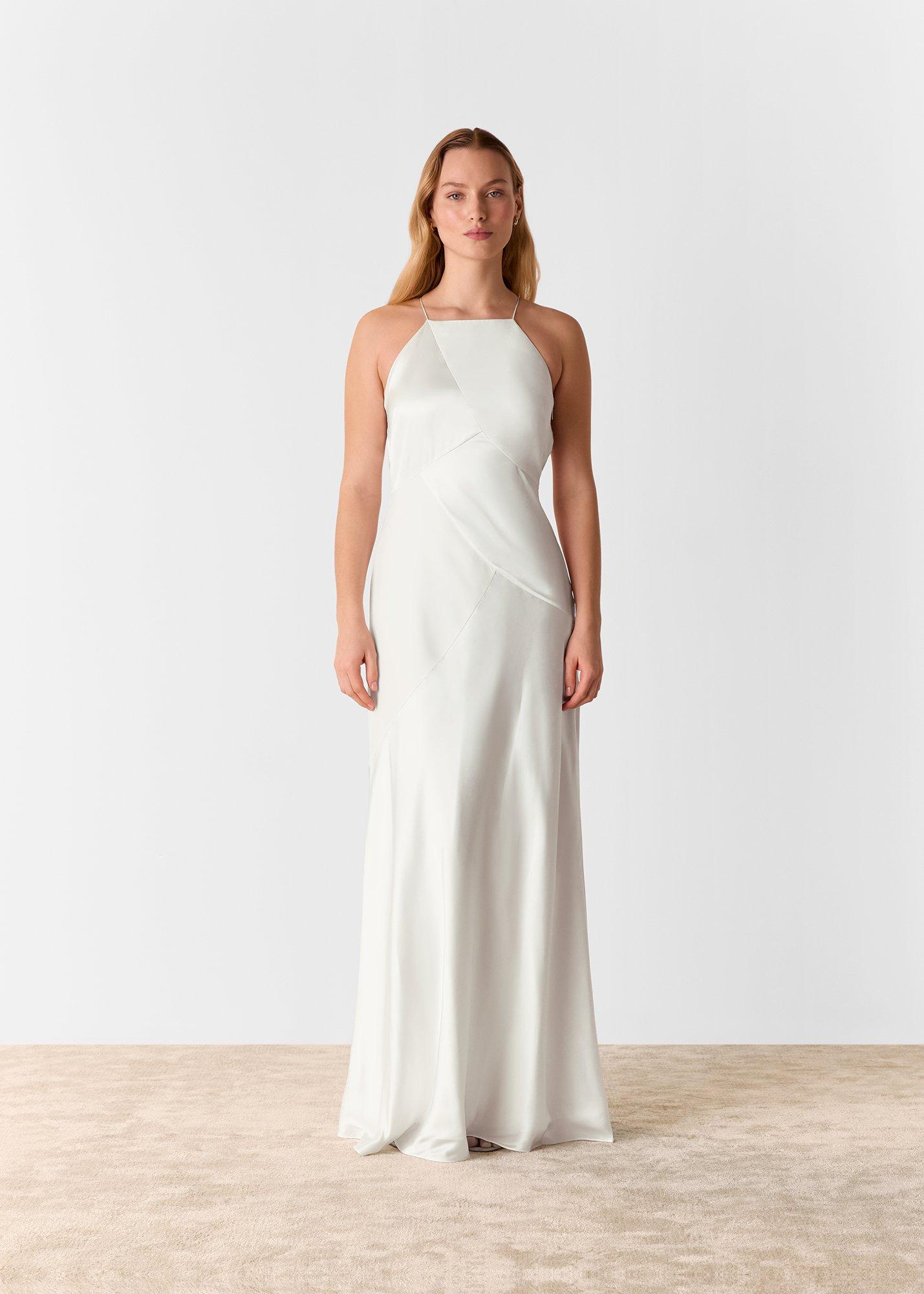 Ivory Eileen Silk Wedding Dress