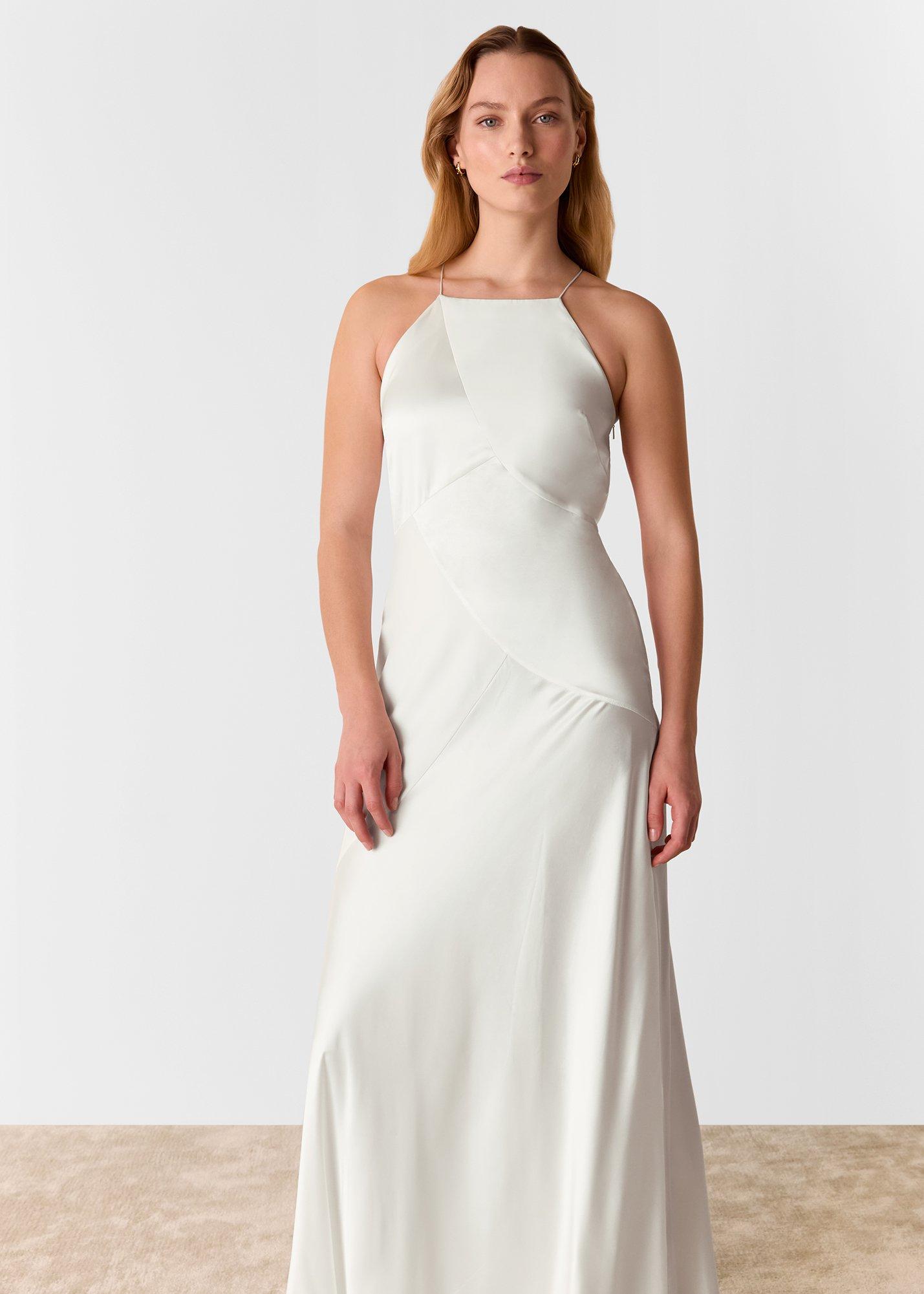 Ivory Eileen Silk Wedding Dress