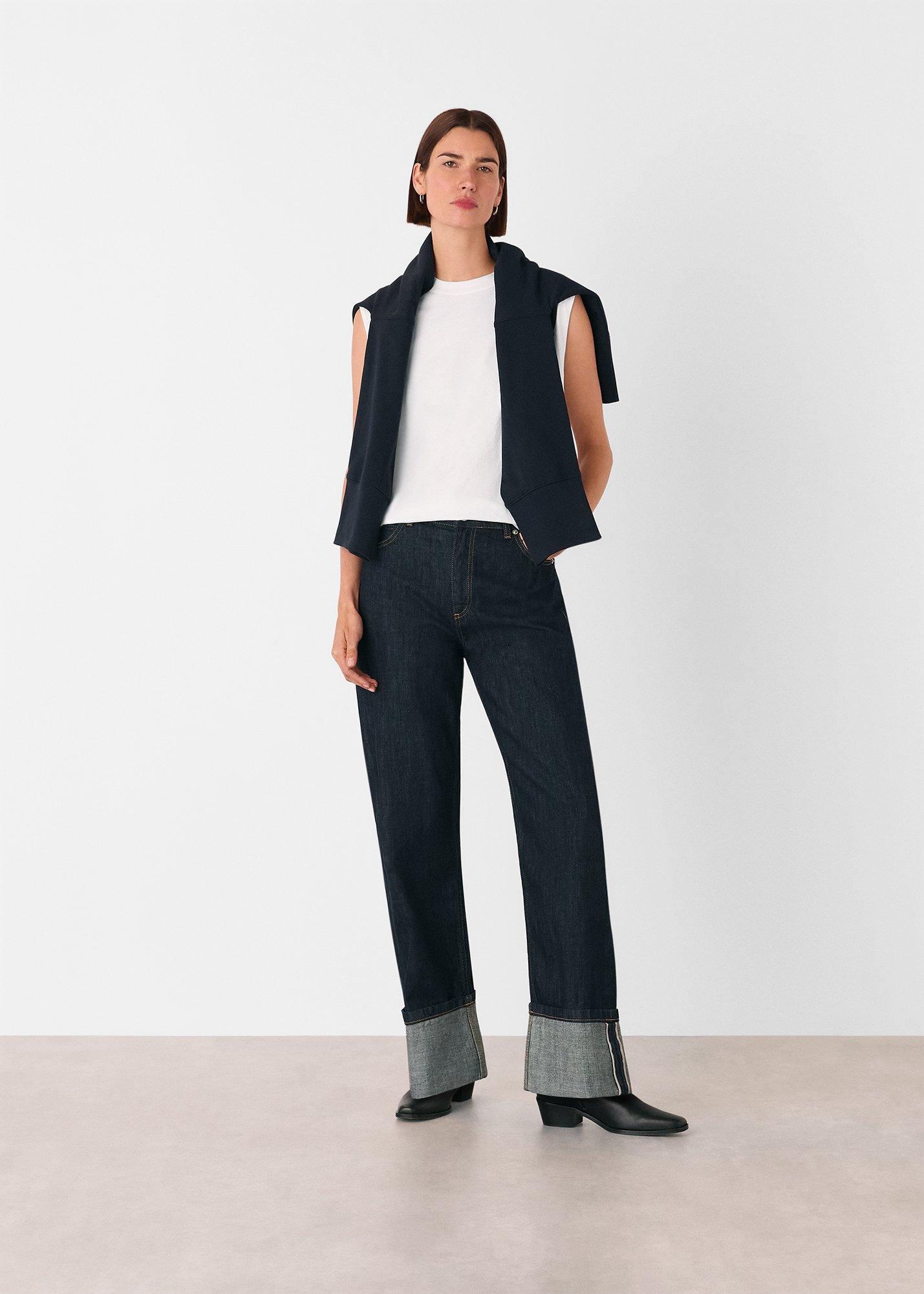 White Edie Sleeveless Vest