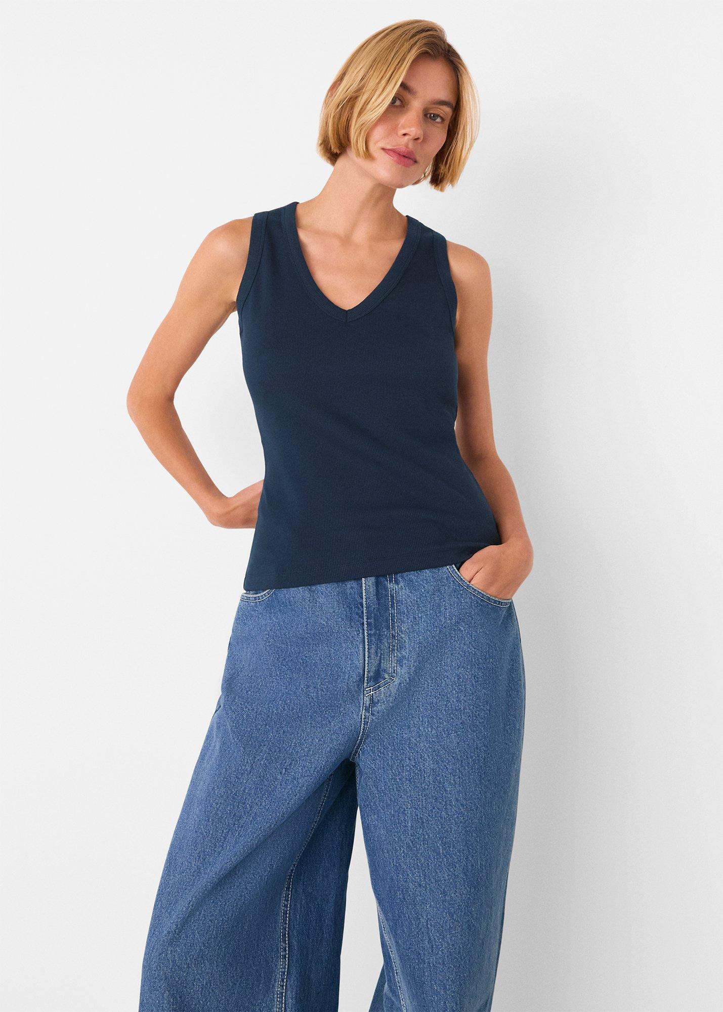 Ellis V Neck Jersey Vest