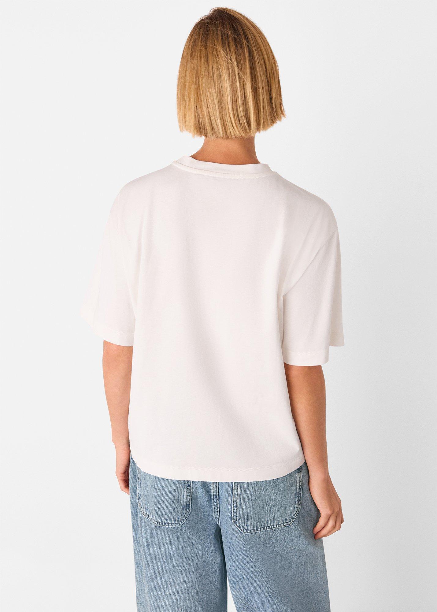 Embroidered Cotton T-Shirt