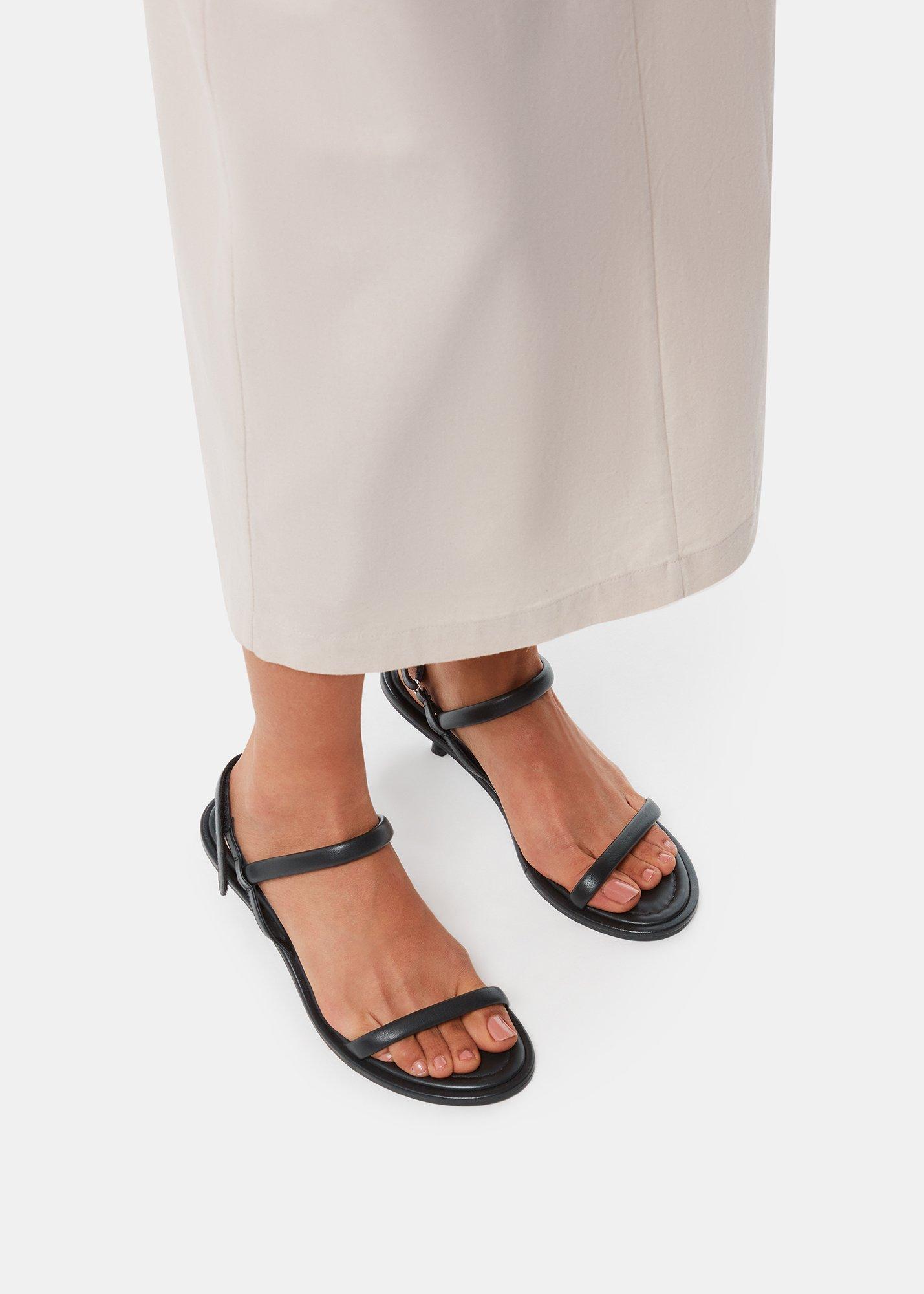 Black Enslee Heeled Sandal