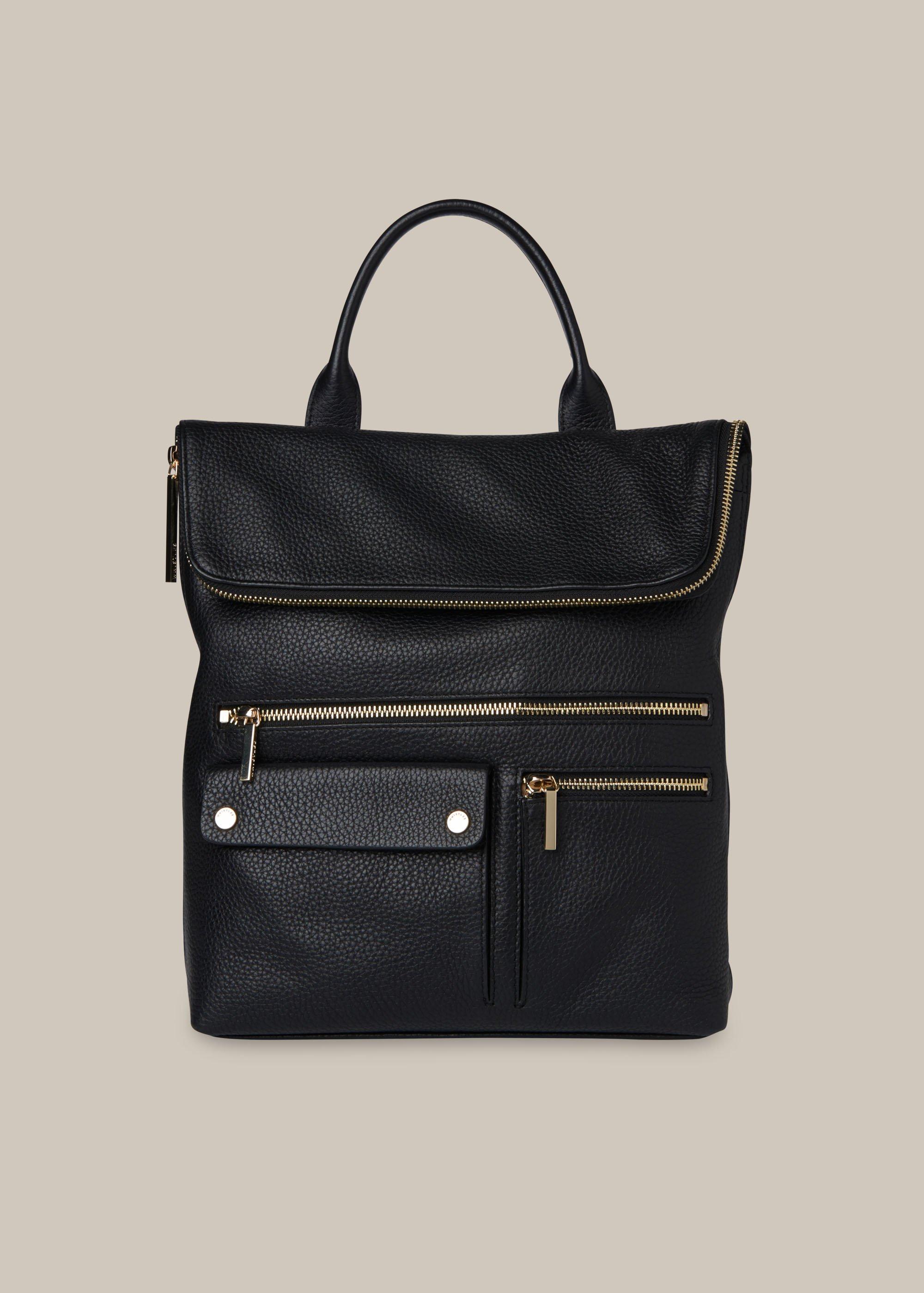 Black Farrow Pocket Detail Backpack