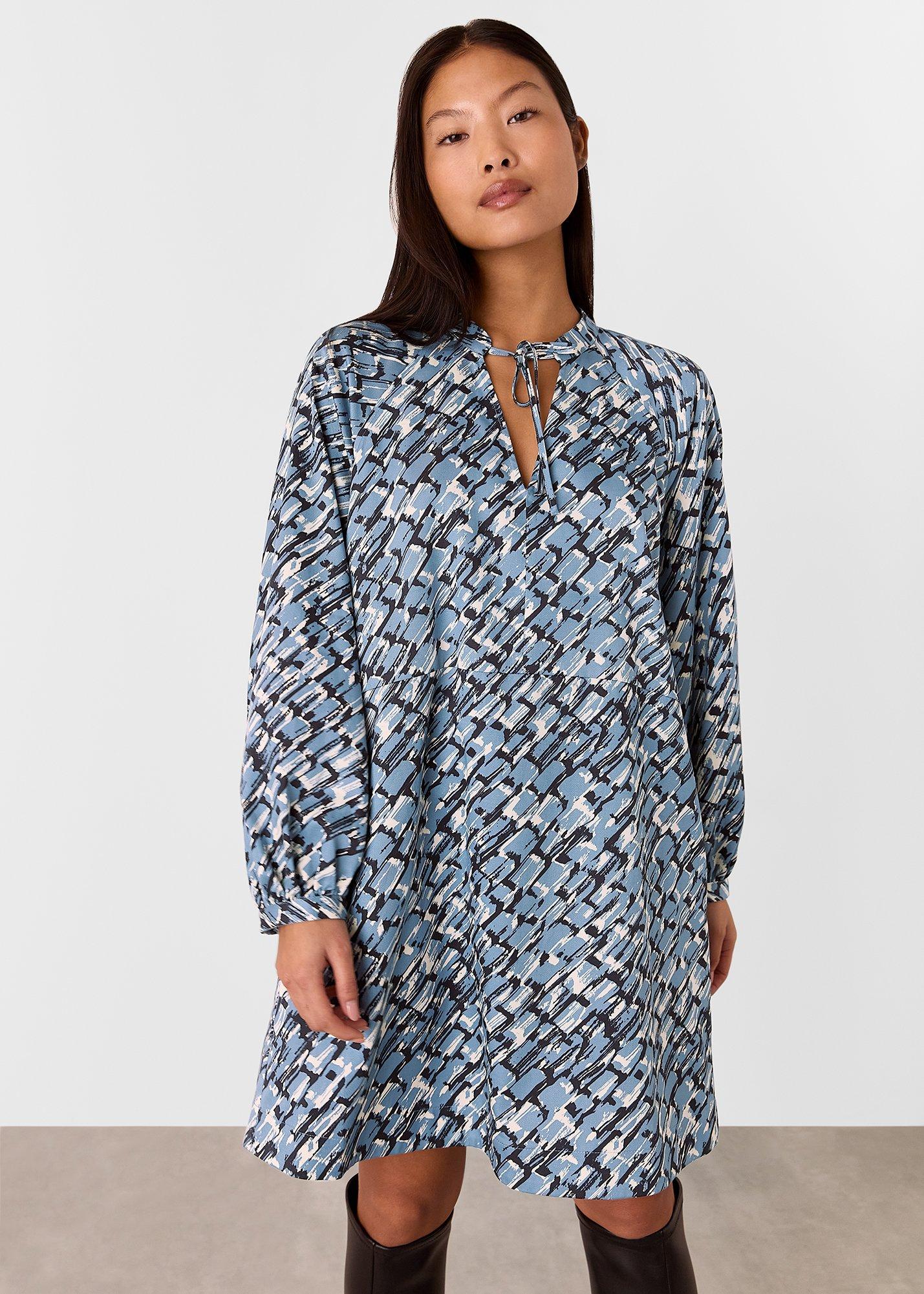 Petite Feathered Wing Marnie Dress