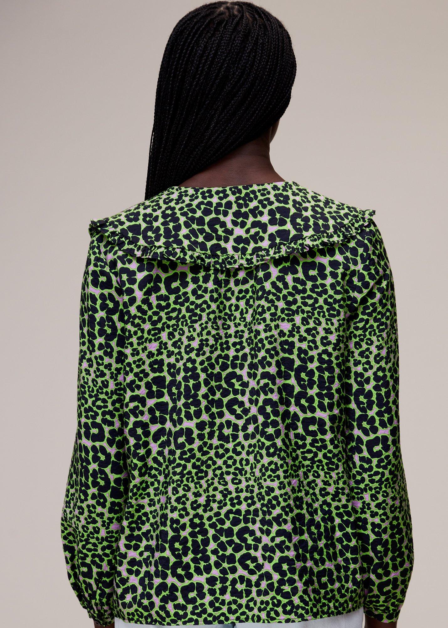 Fluro Animal Collar Top