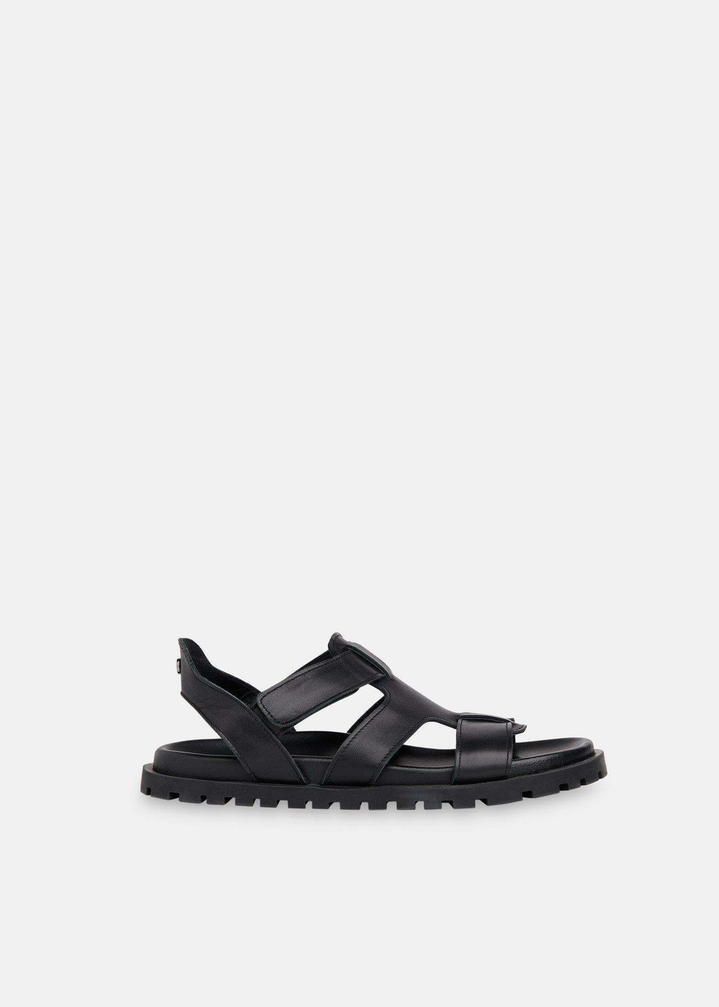 Black Freya Fisherman Sandal
