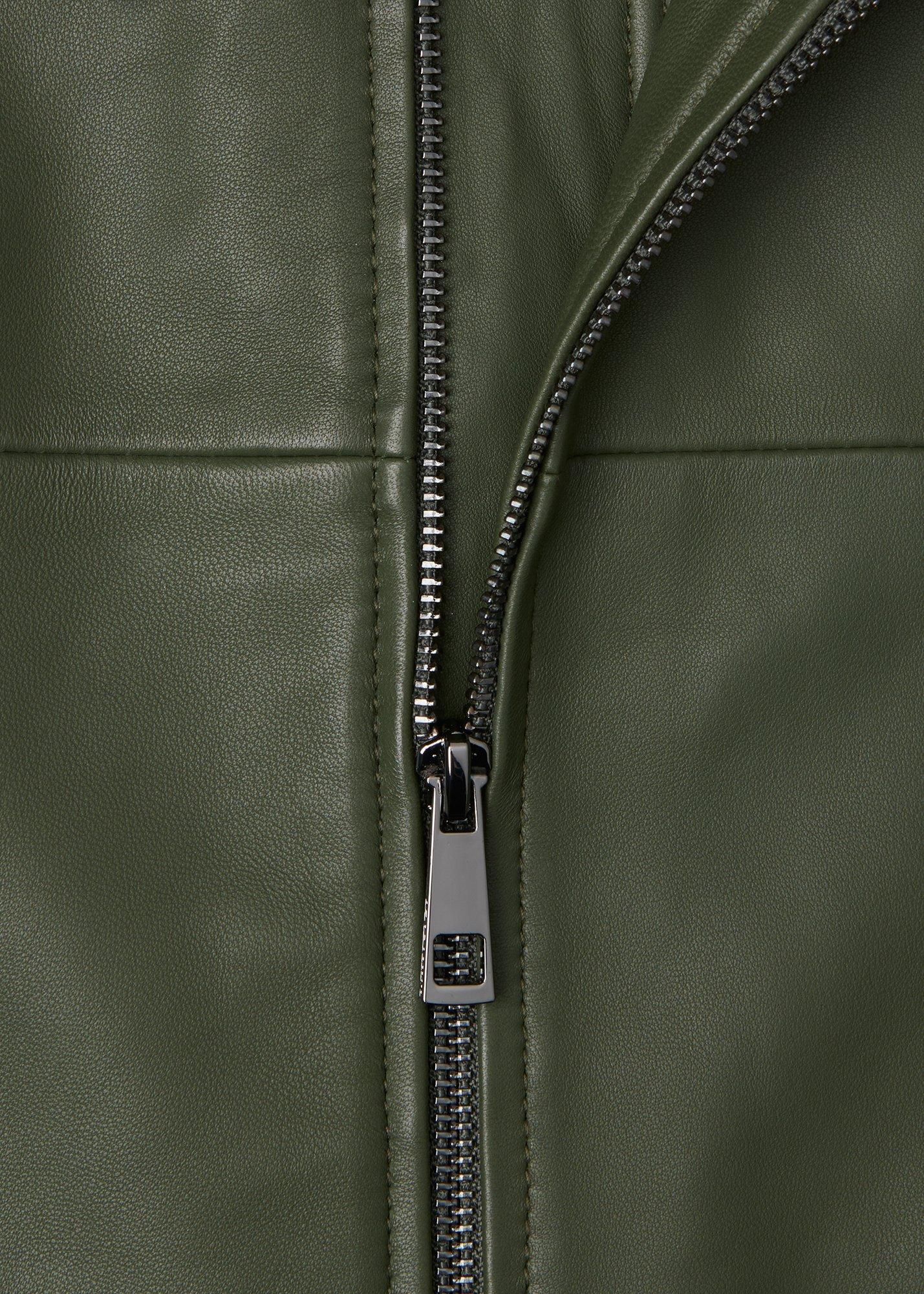 Frida Leather Bomber Jacket