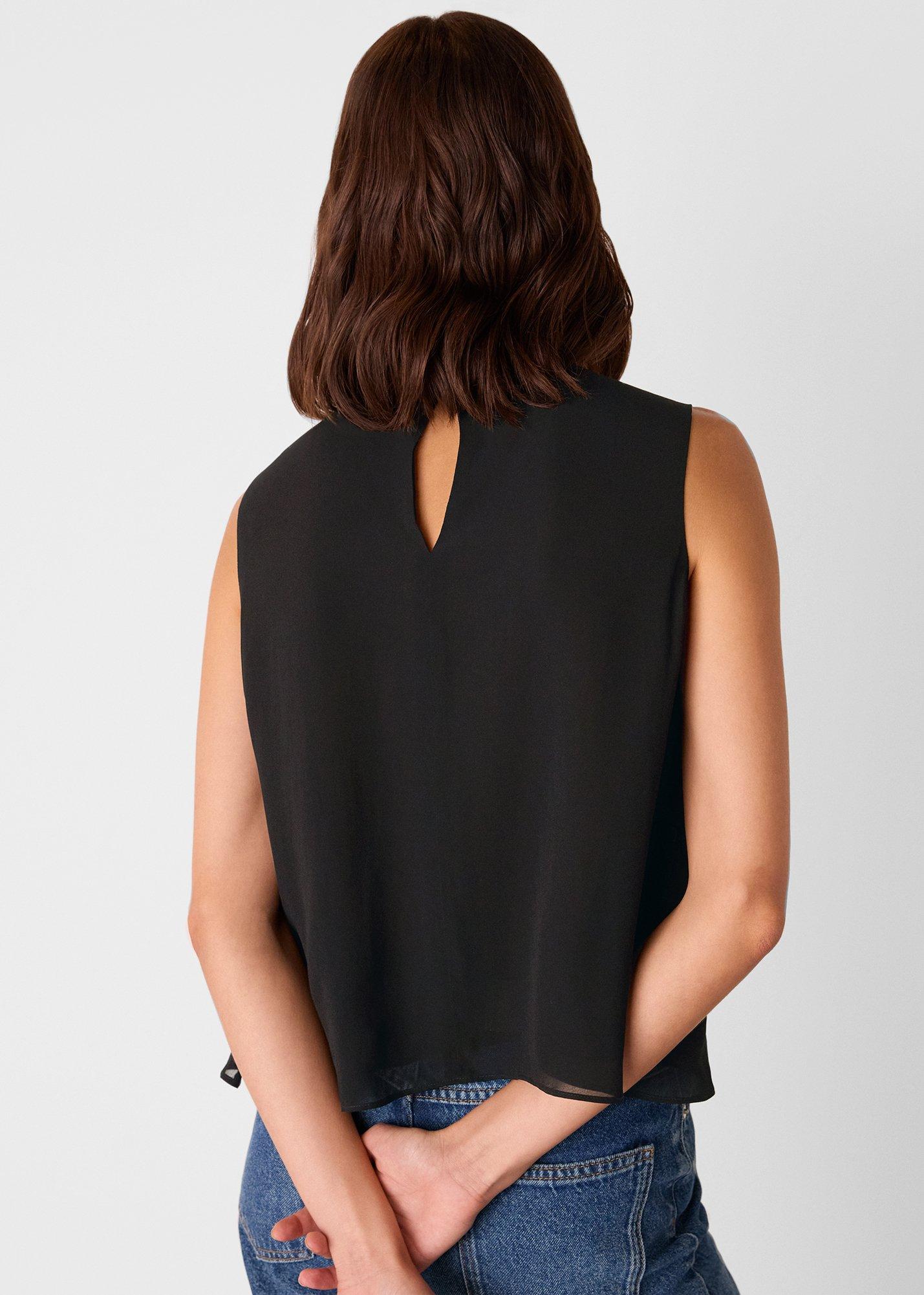 Frill Sleeveless Top