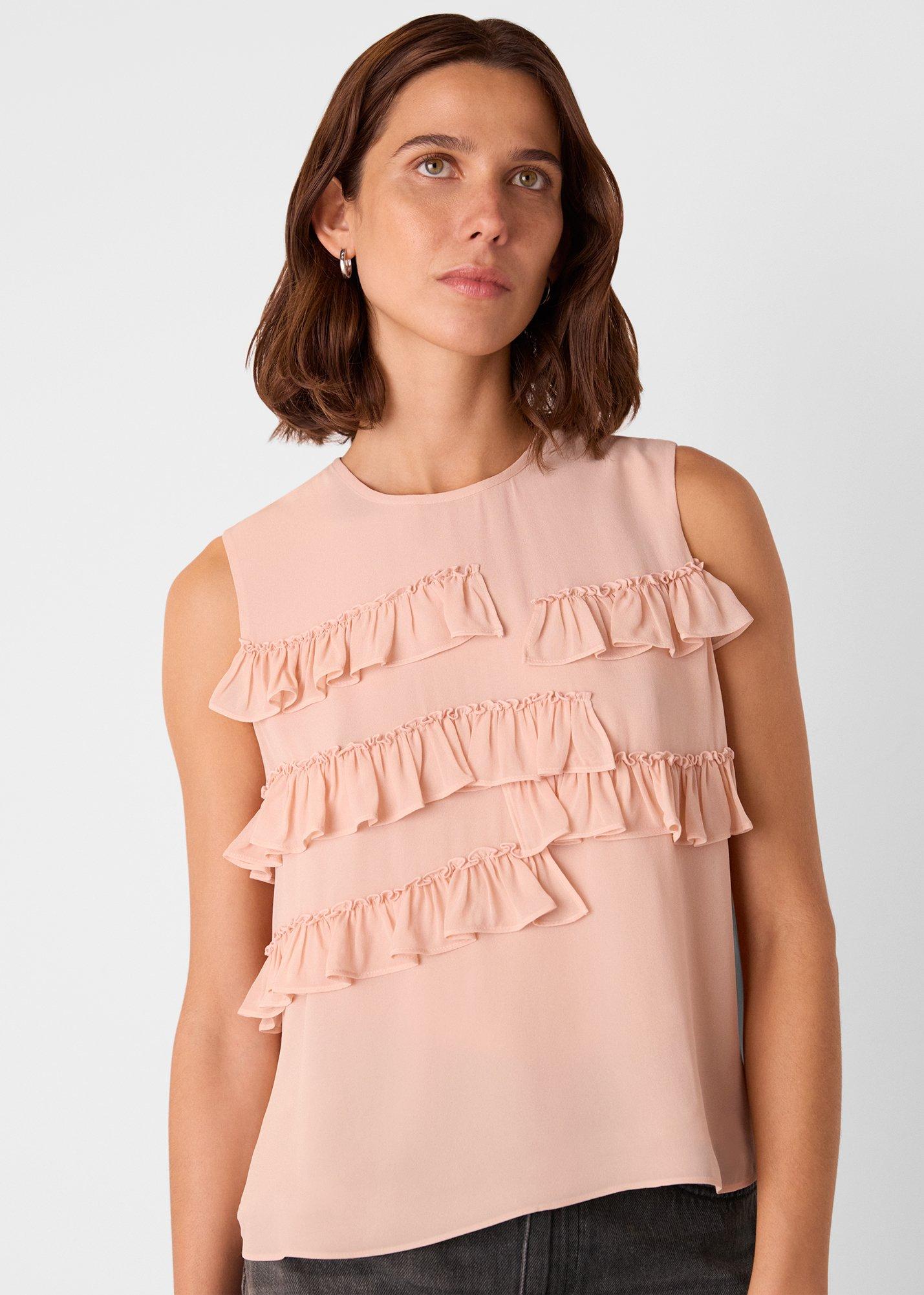 Frill Sleeveless Top