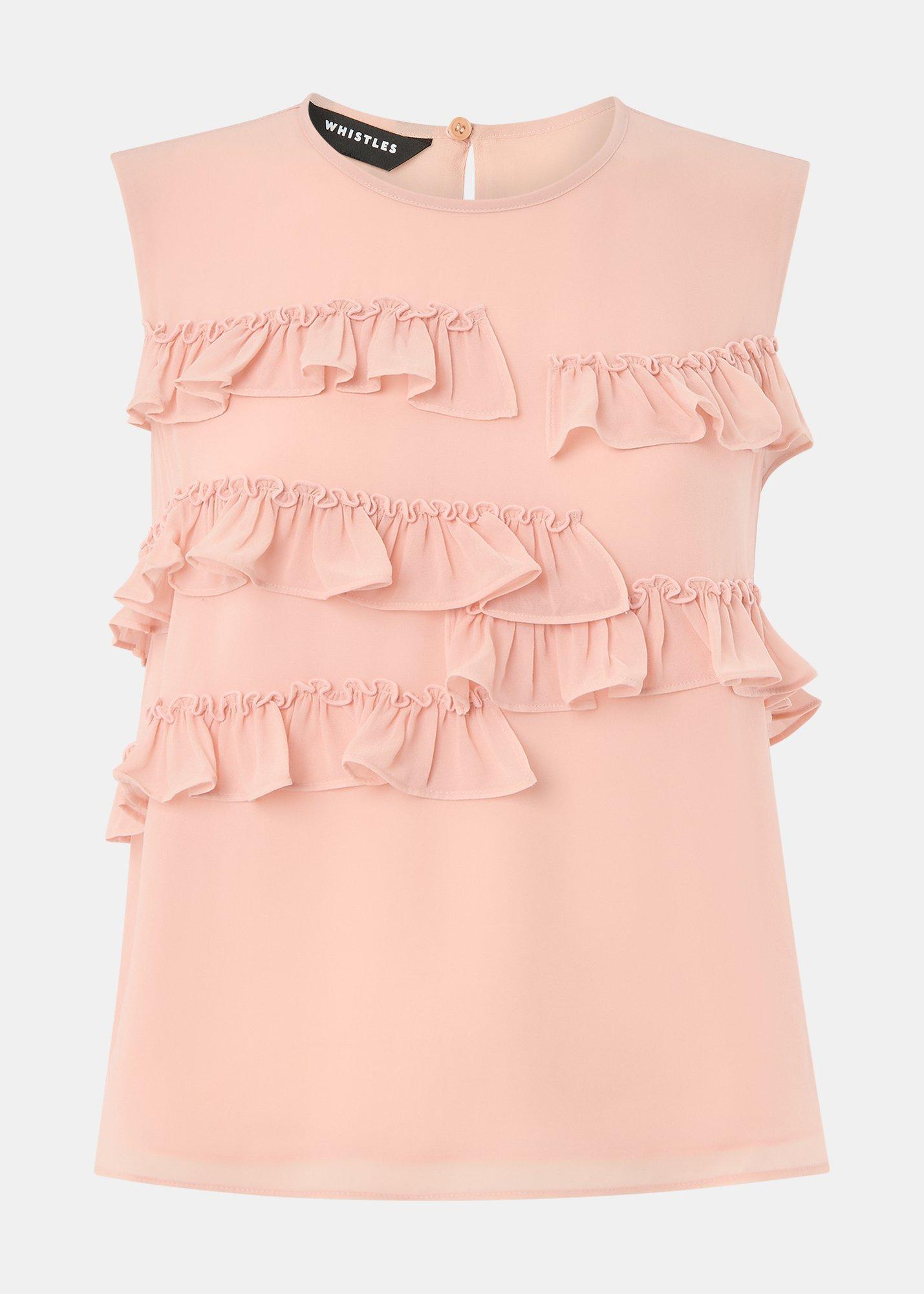 Frill Sleeveless Top