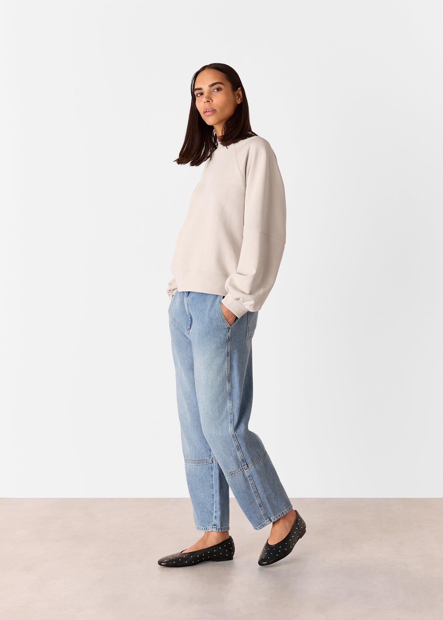 Gathered Full Sleeve Sweat