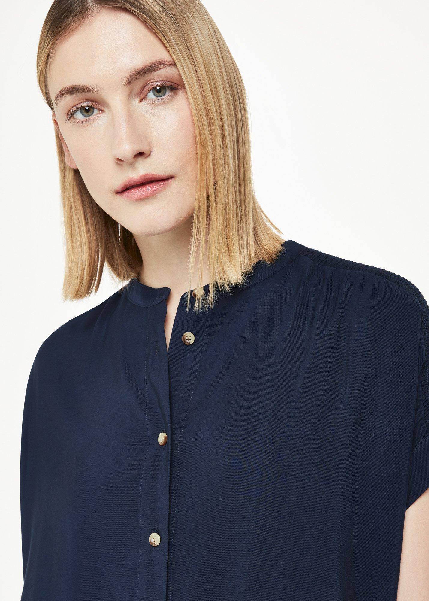 Gathered Shoulder Mina Dress