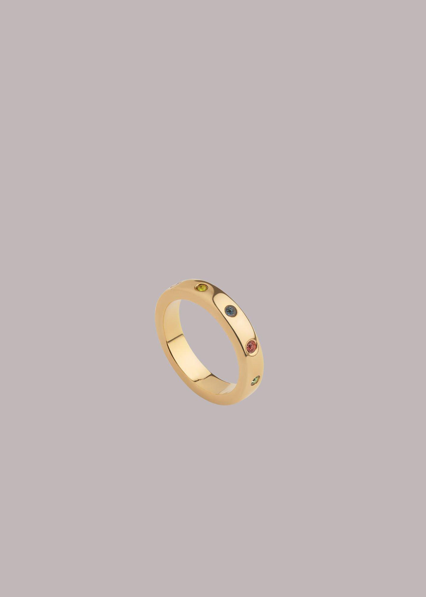 Gold Gem Ring