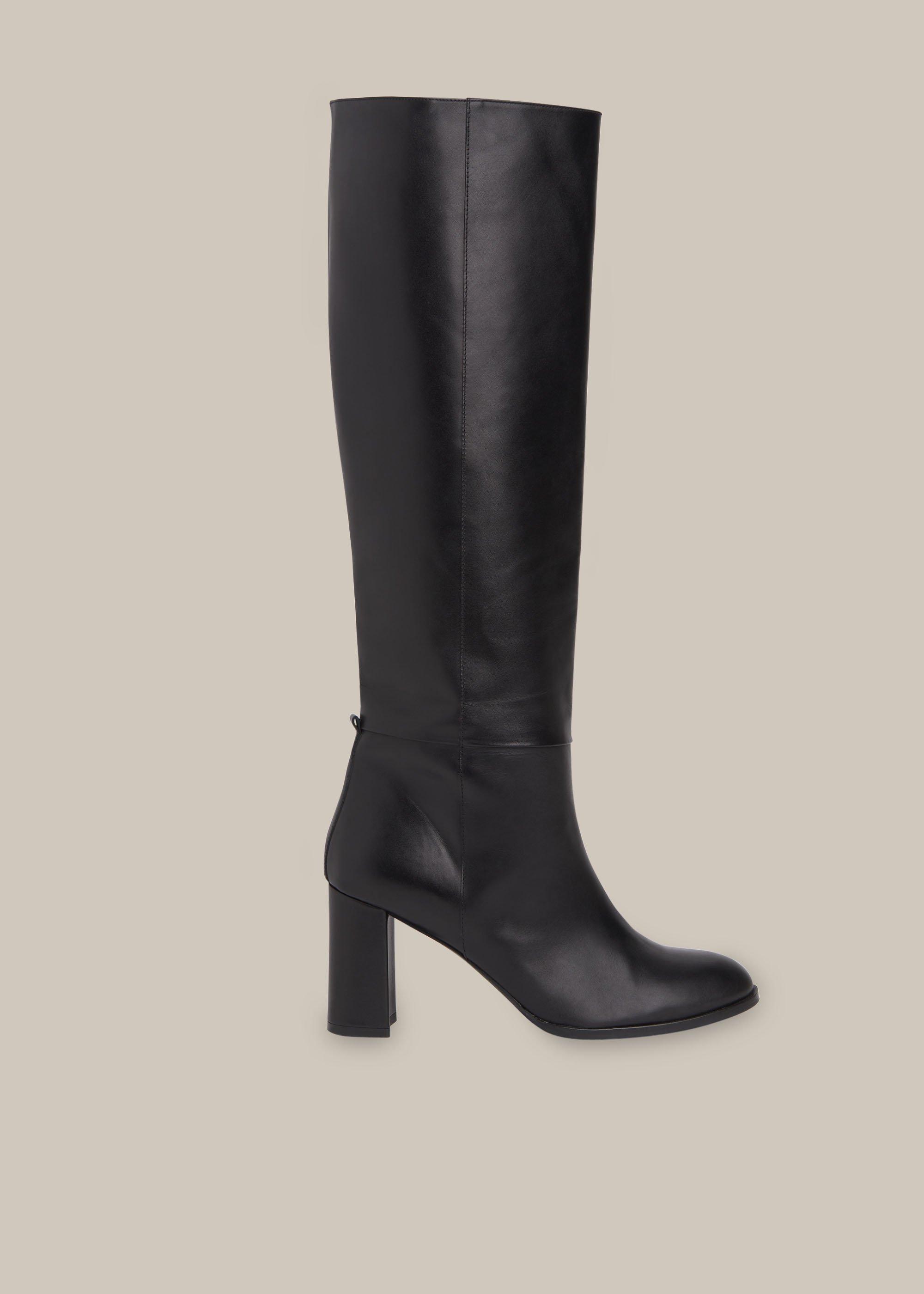 Black Gibson Knee High Boot