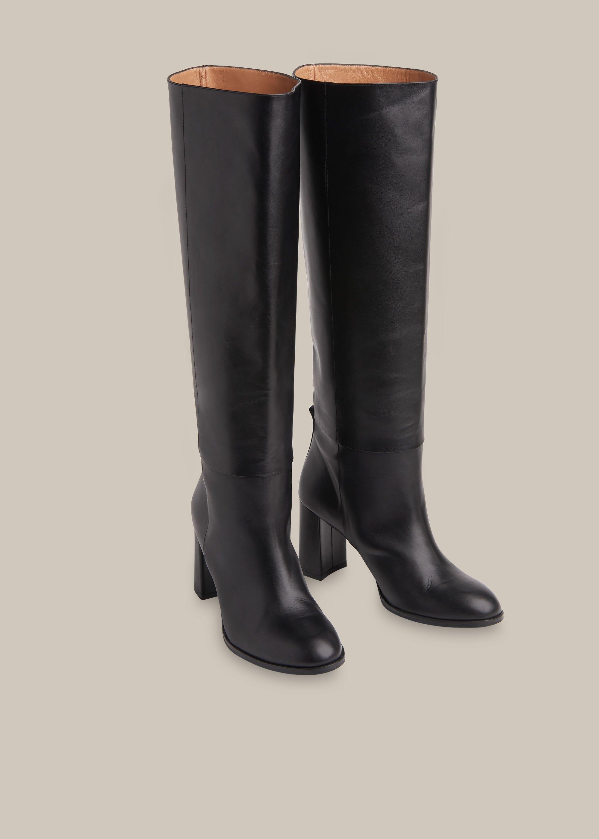 Black Gibson Knee High Boot
