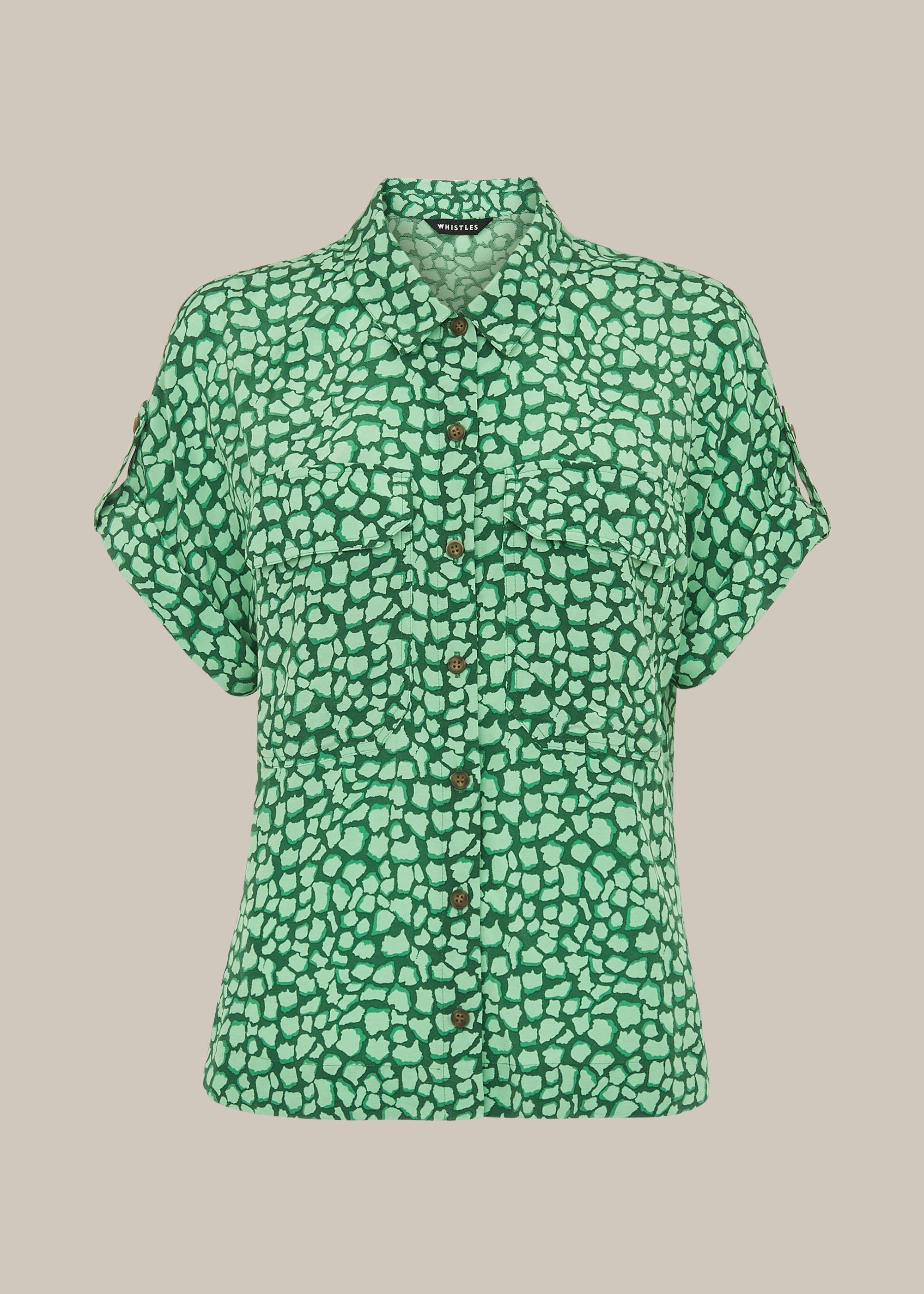 Giraffe Animal Pocket Shirt