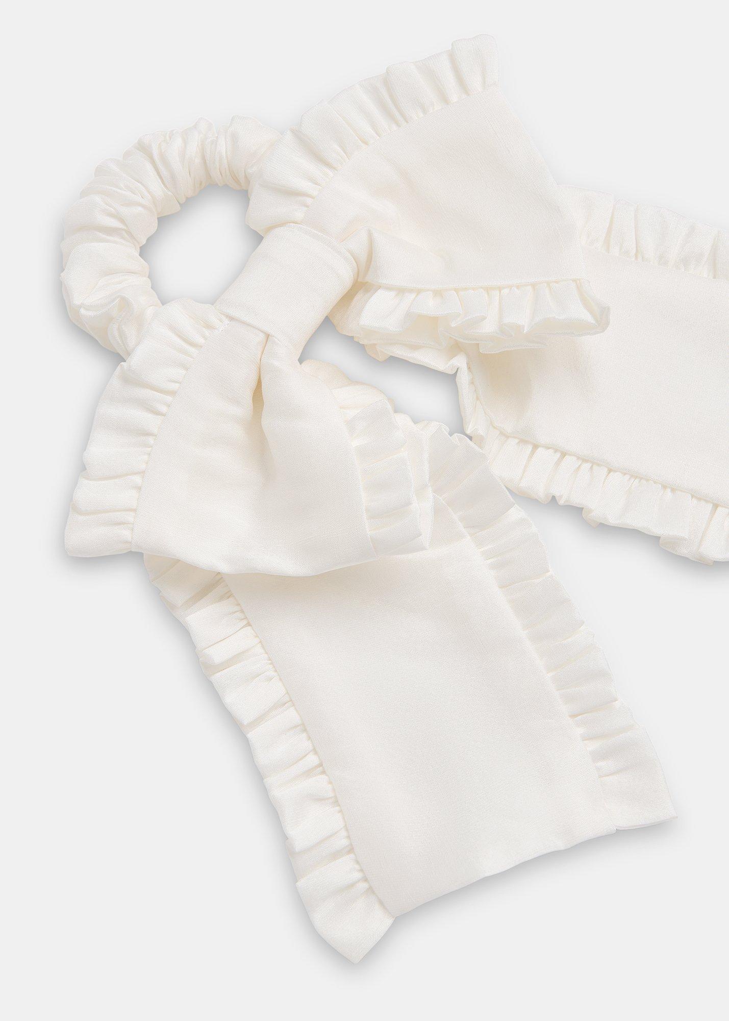 Ivory Hai Aster Scrunchie