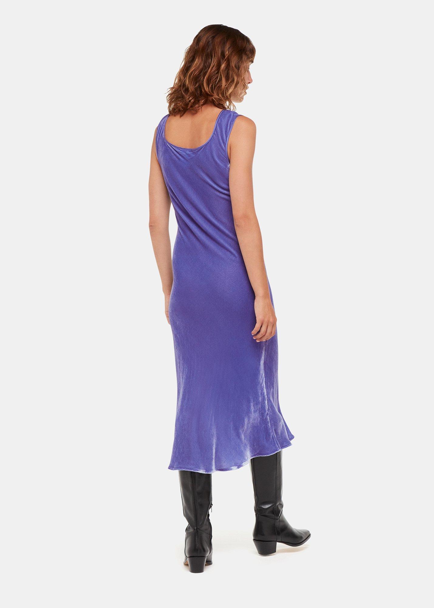 Purple Hai Velvet Sienna Dress