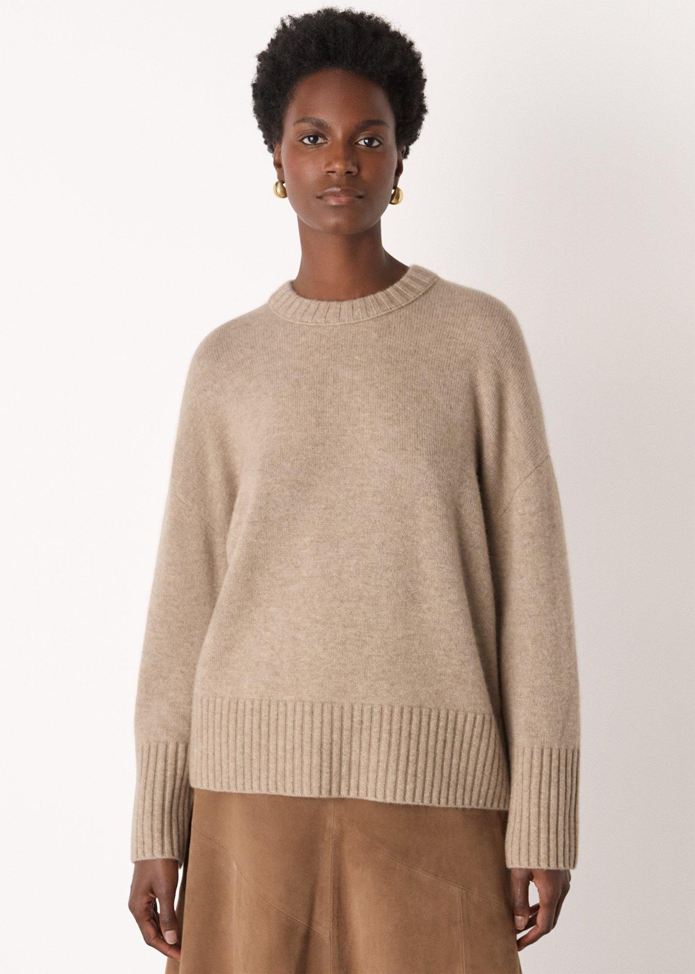 Heavy Cashmere Crew Neck Knit