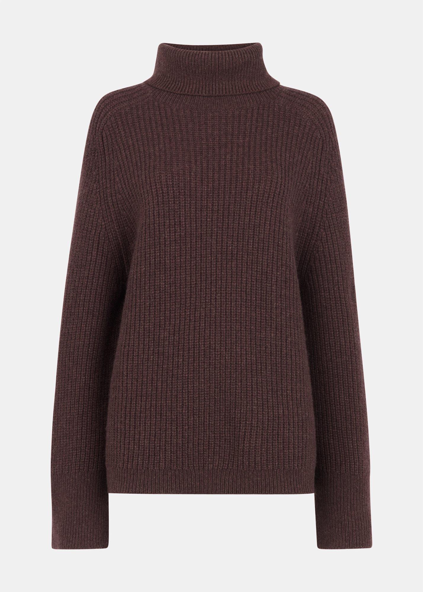 Heavy Gauge Roll Neck Knit