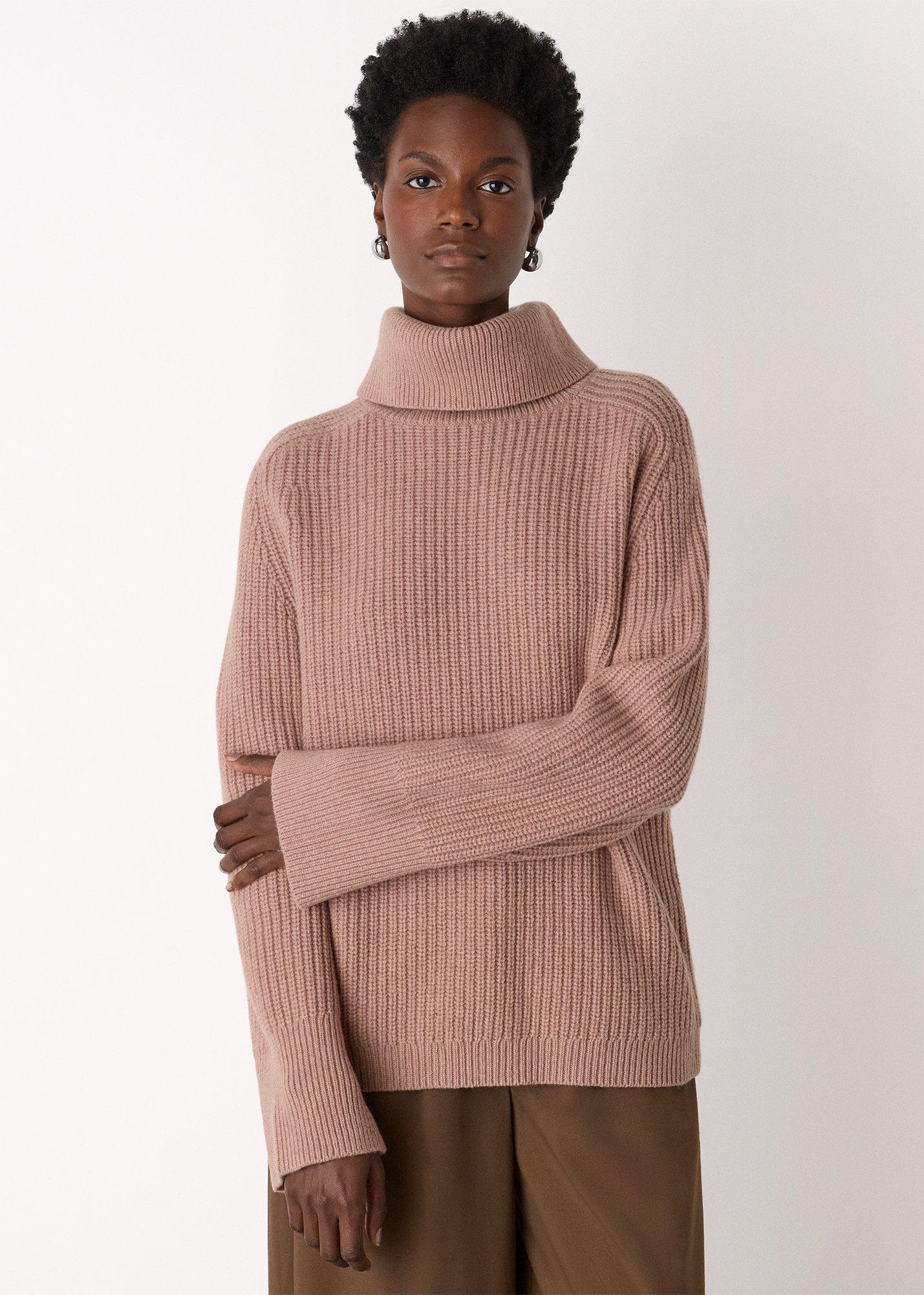 Heavy Gauge Roll Neck Knit
