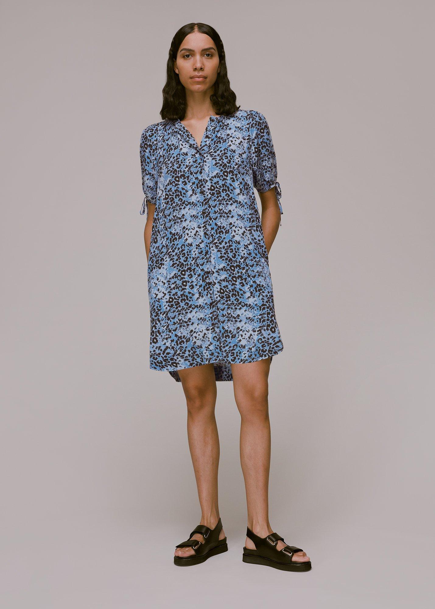 Hyena Spot Button Up Dress