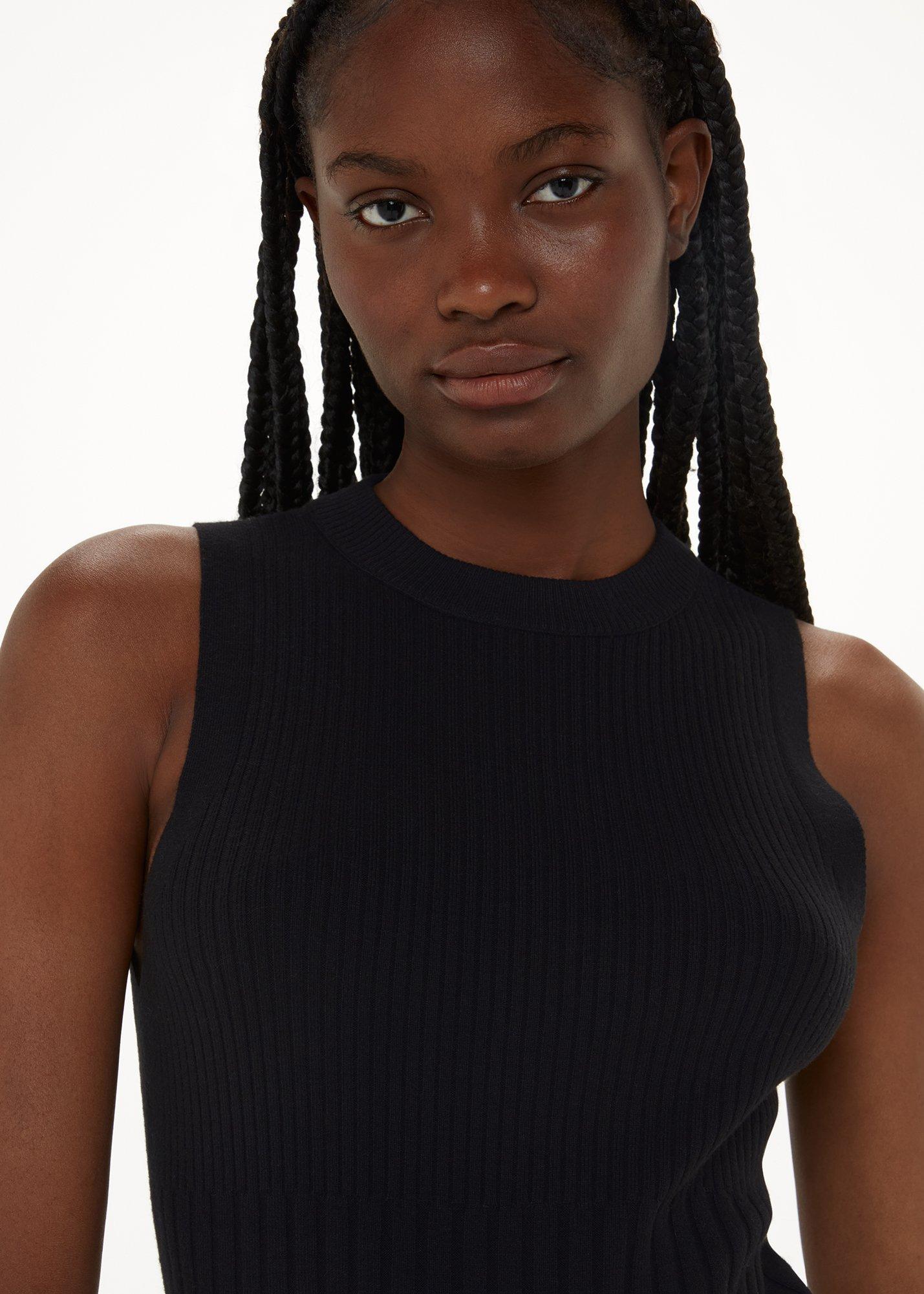 Ida Rib Detail Knit Dress