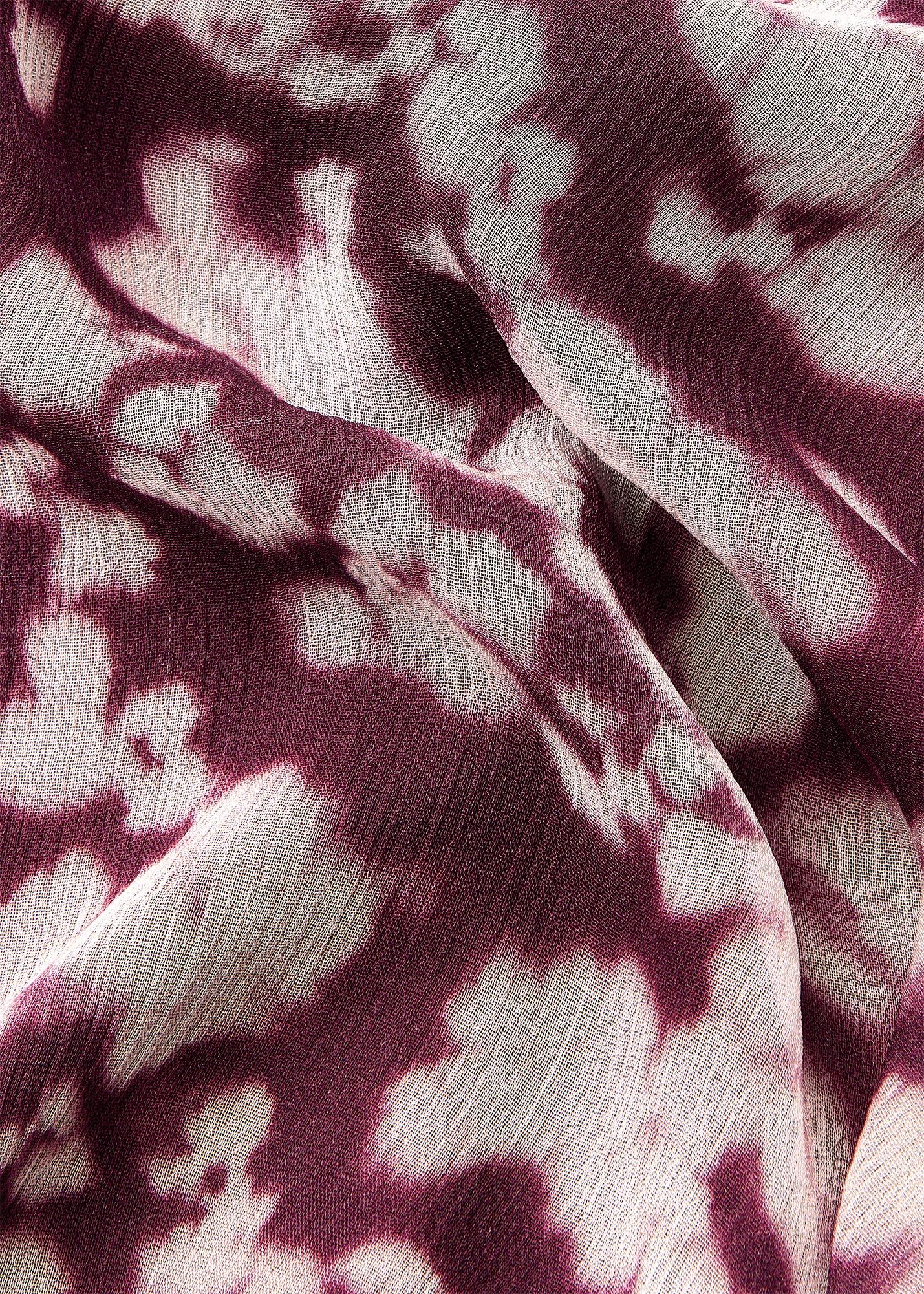 Inky Floral Long Sleeve Blouse