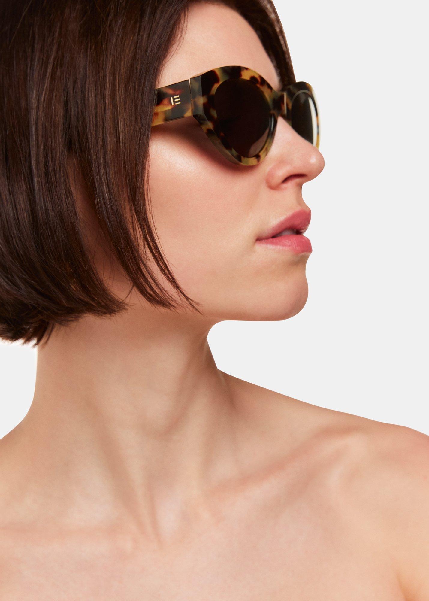 Brown Isle of Eden Felina Sunglasses