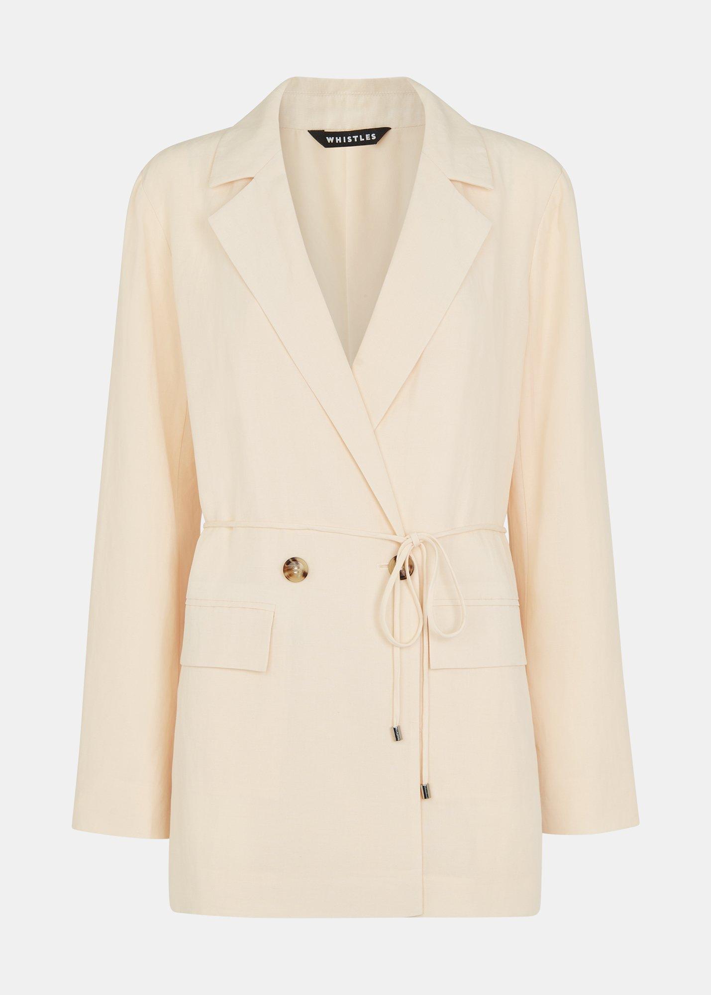 Jade Tie Front Blazer